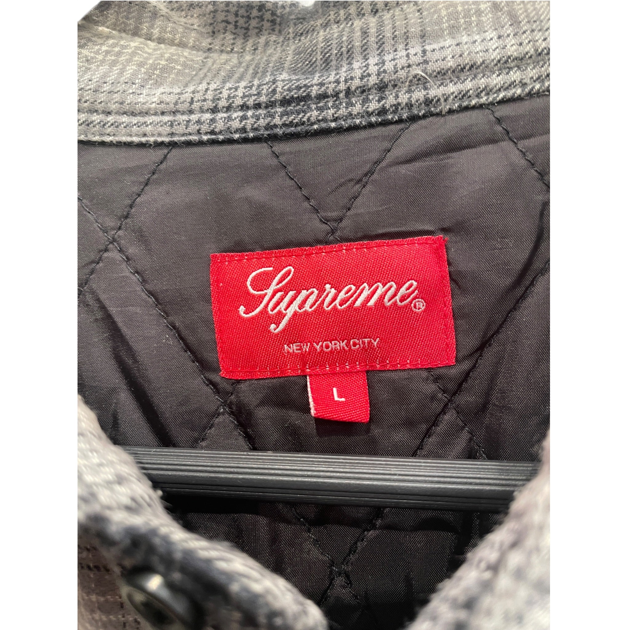 Supreme/Jacket/L/Cotton/GRY/FLANNEL JACKET view 3