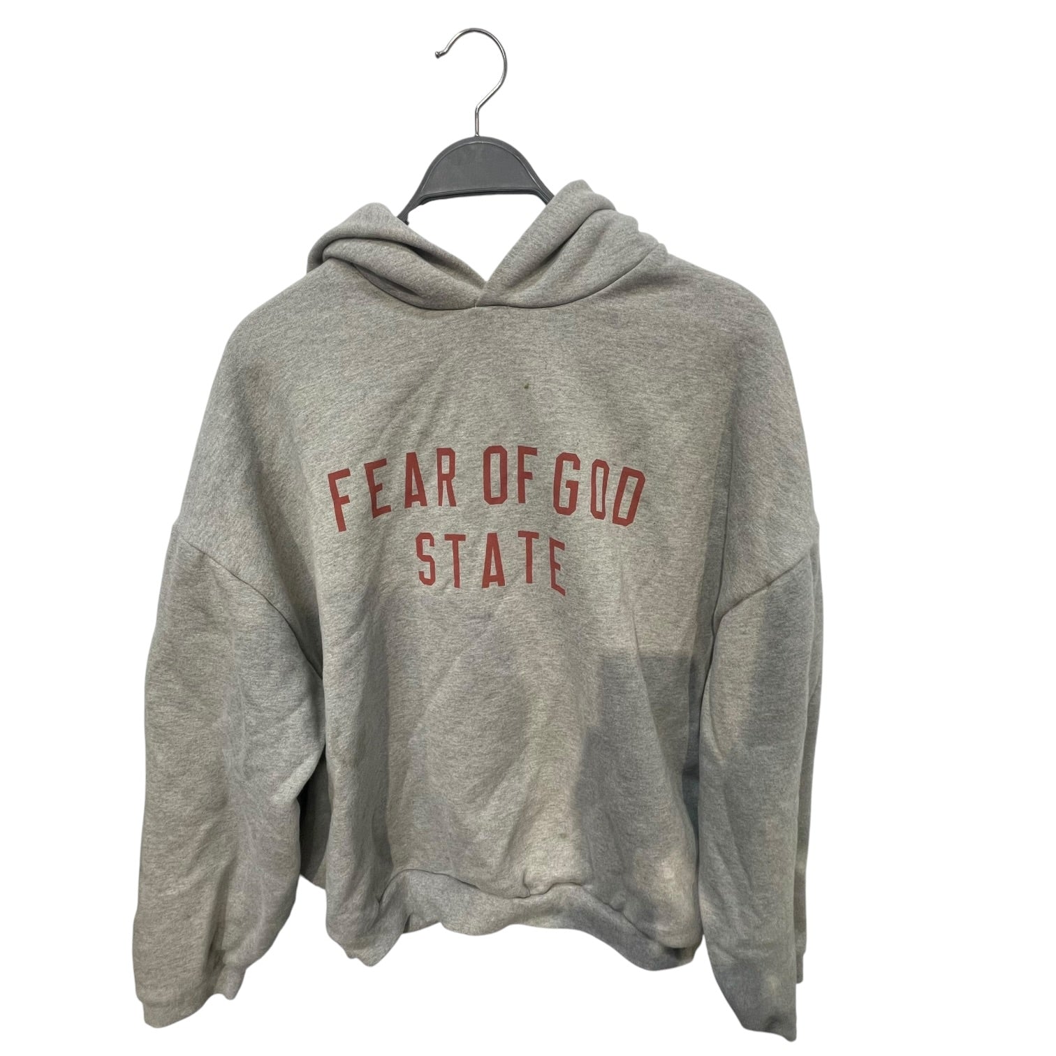 FEAR OF GOD/Hoodie/L/Cotton/GRY/STATE view 1