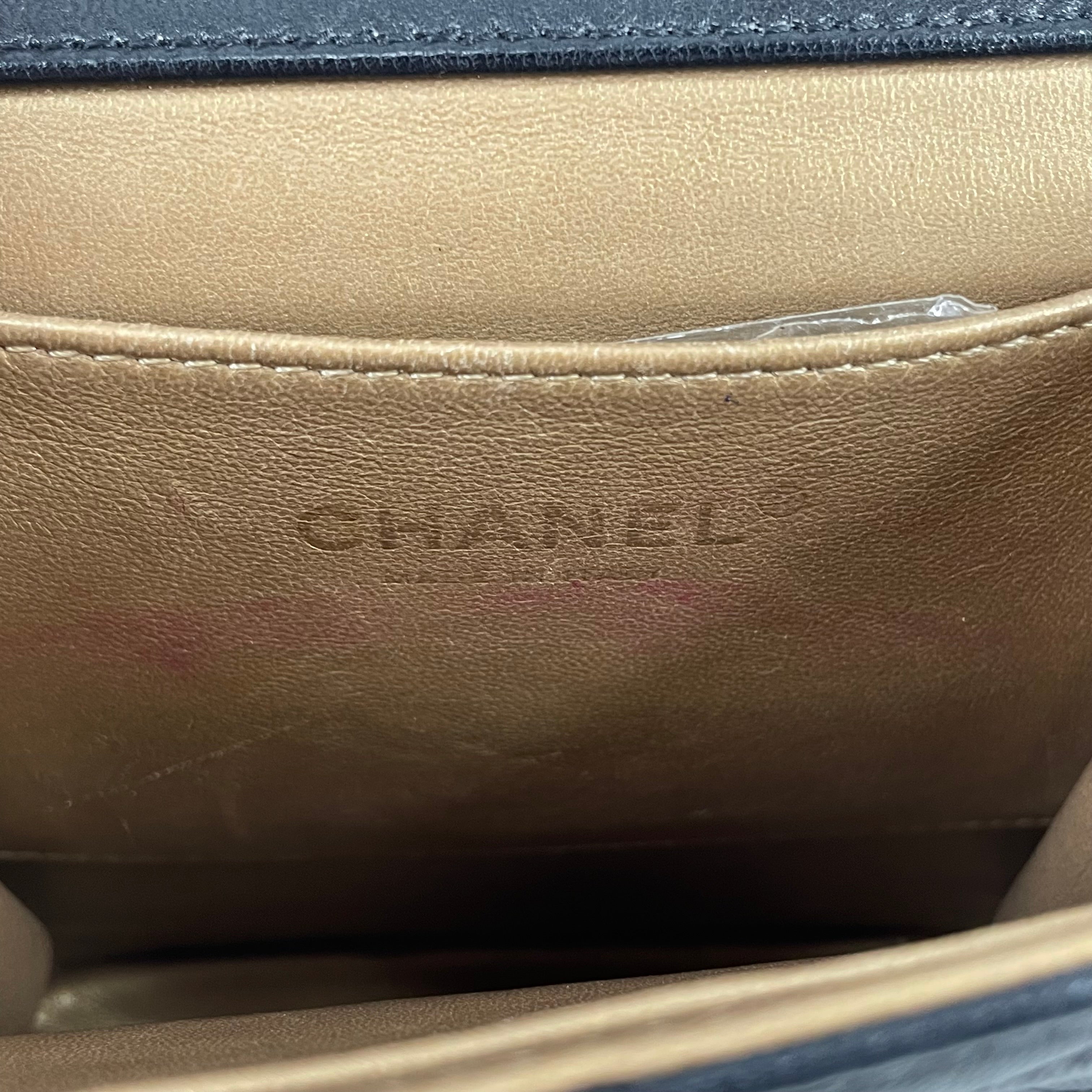 CHANEL/Cross Body Bag/Leather/BLK/29126813 PEARL TOP MINI BAG view 9