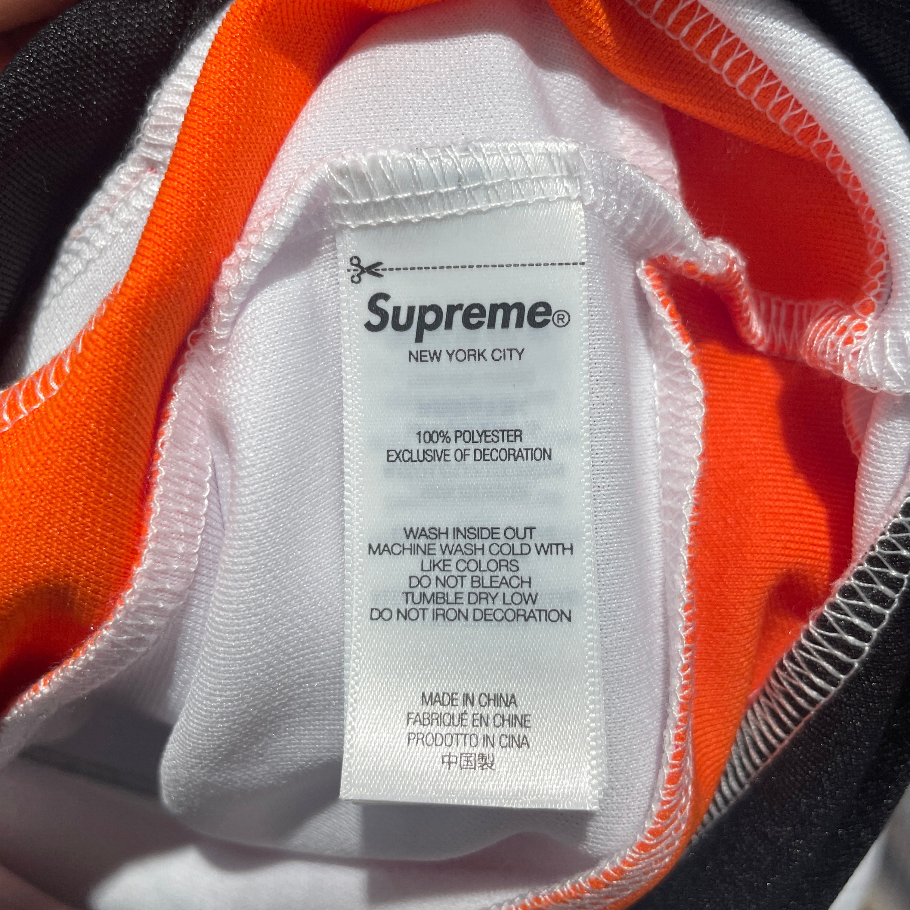 Supreme/LS T-Shirt/M/Cotton/MLT/paneled hockey jersey view 4