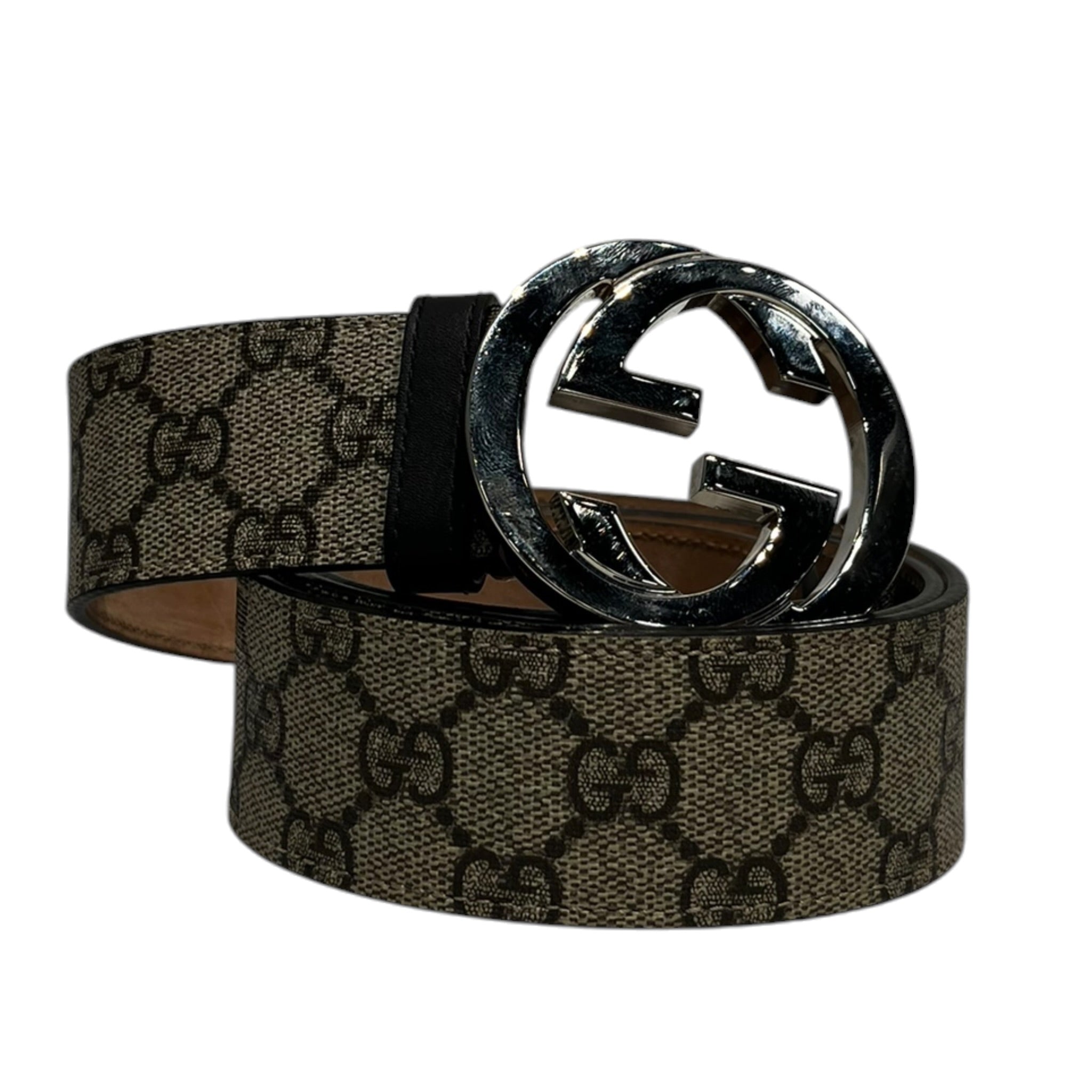 GUCCI/Belt/Monogram/BRW/M's/400593 UQLAC 110-44 214351 view 1