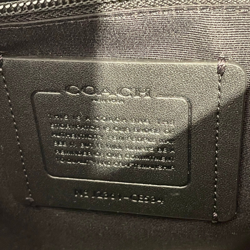 COACH/Cross Body Bag/Monogram/Leather/NVY/