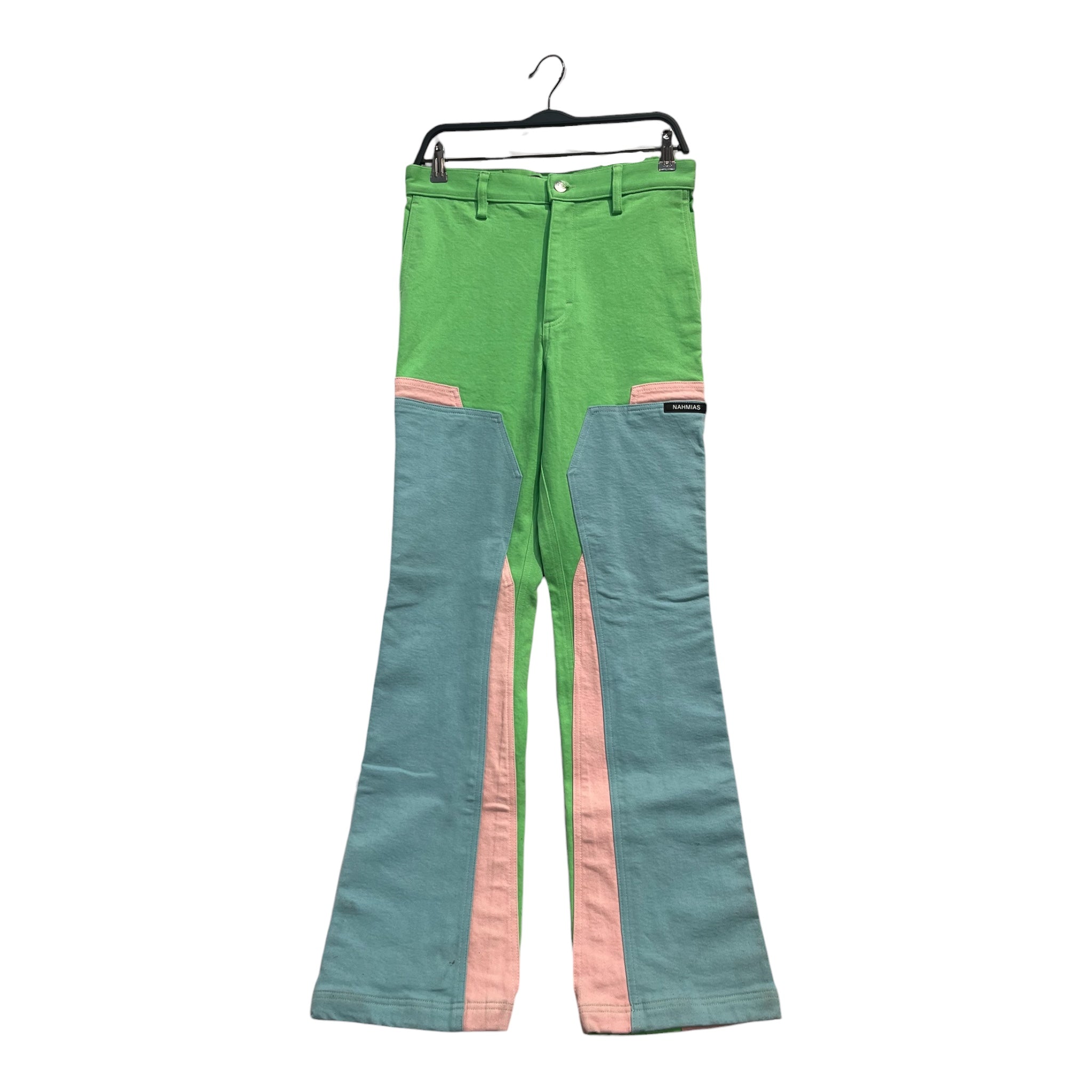 NAHMIAS/Pants/30/Cotton/MLT/MULTICOLOR PANELLED PANTS view 1