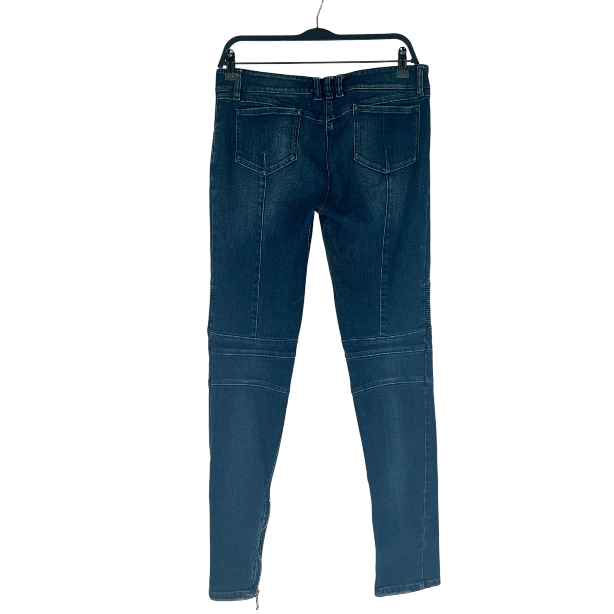 BALMAIN/Bottoms/38/Cotton/BLU/0556-264N view 1