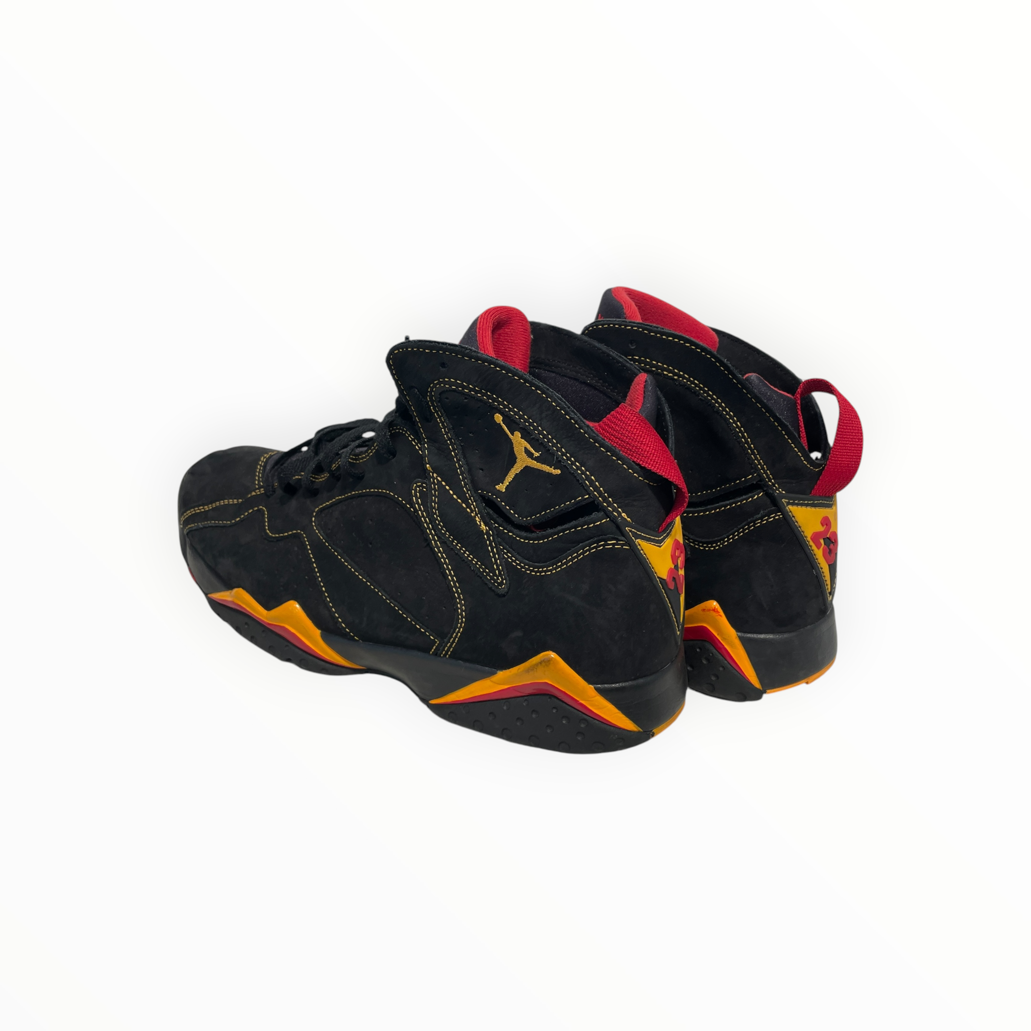NIKE/Hi-Sneakers/US 14/Suede/BLK/jordan 7 citrus view 2