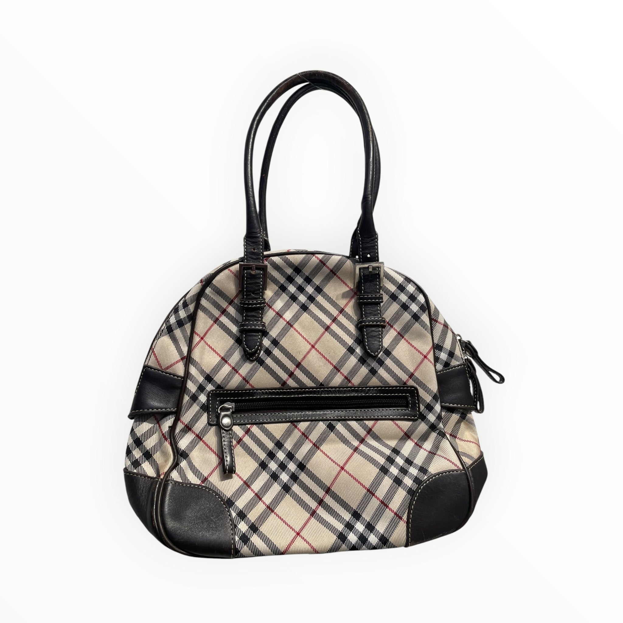 BURBERRY LONDON/Hand Bag/Plaid/Cotton/CRM/ view 2