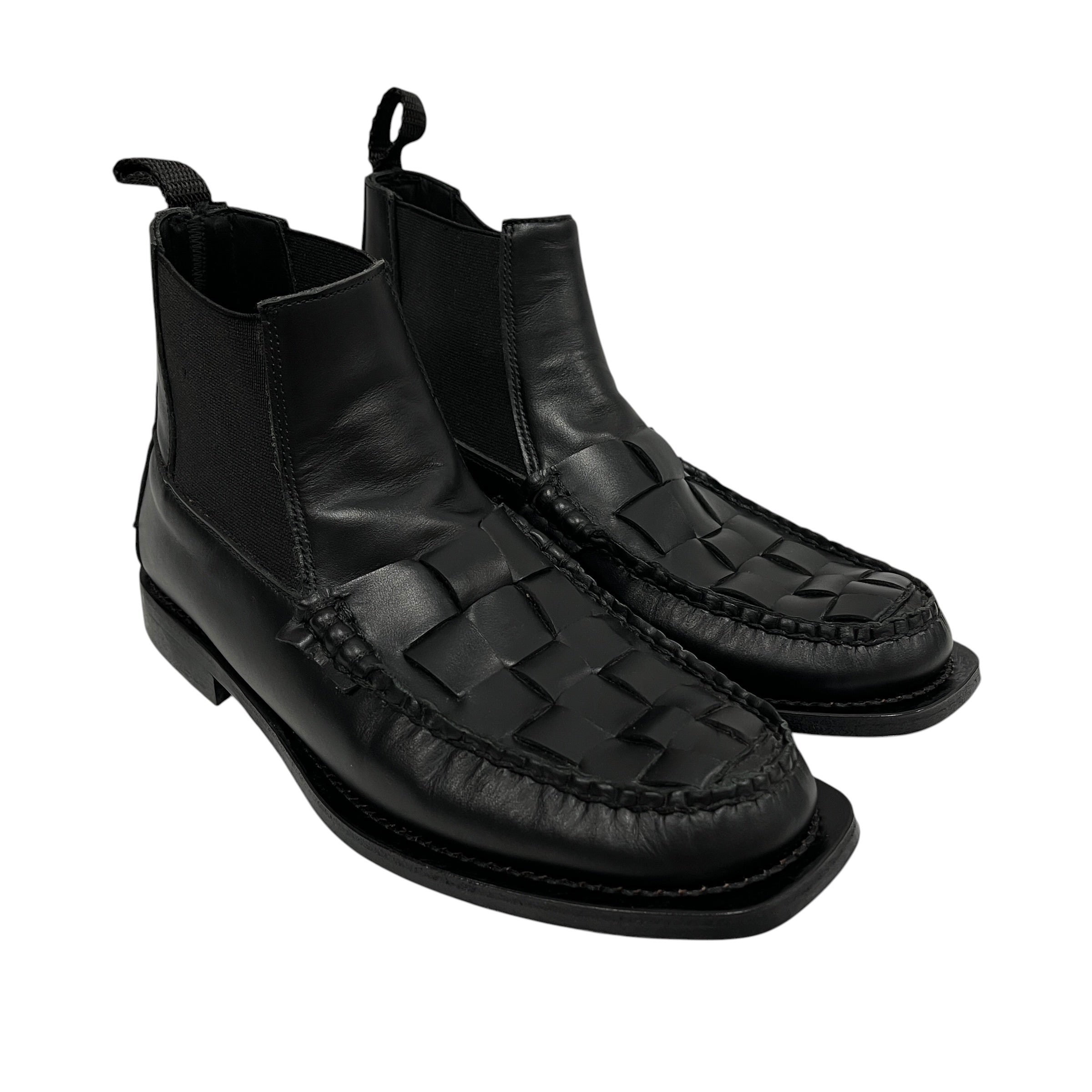HEREU/Chelsea Boots/EU 40/Leather/BLK/ view 1