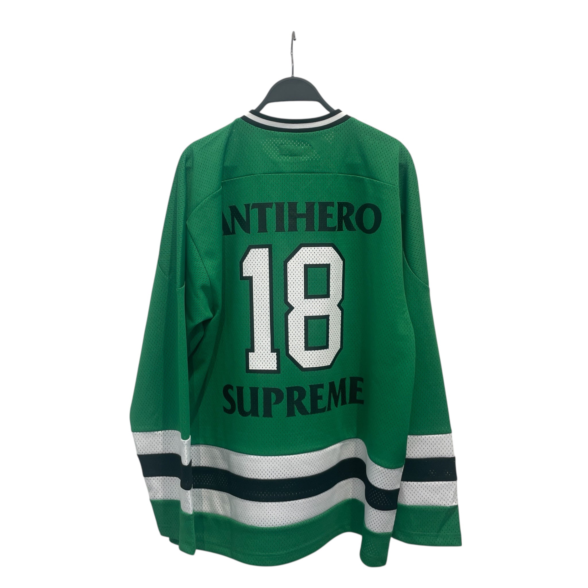 Supreme/Supreme/ANTI HERO/Cut & Sew/M/Polyester/GRN/Graphic/Ozzy Hockey Jersey view 2