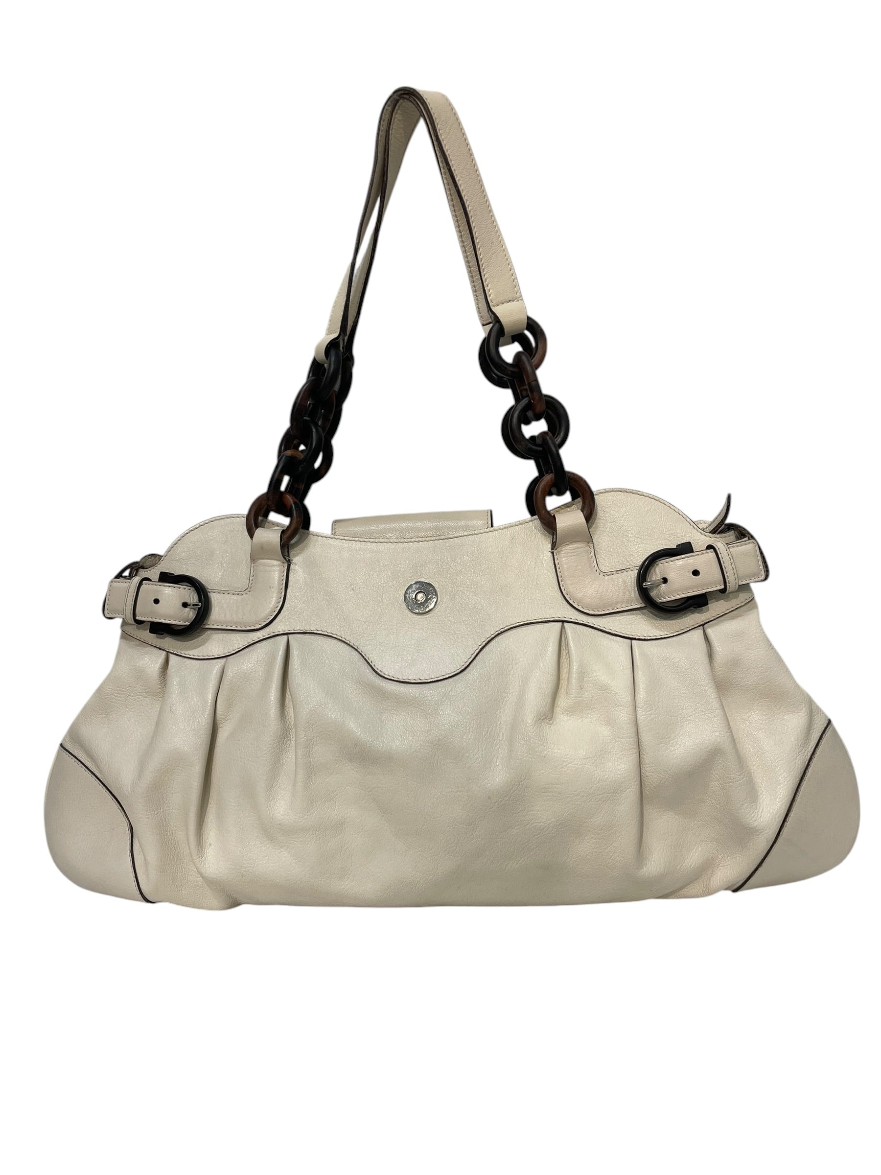 Salvatore Ferragamo/Hand Bag/Leather/CRM/Gancini Marisa view 1