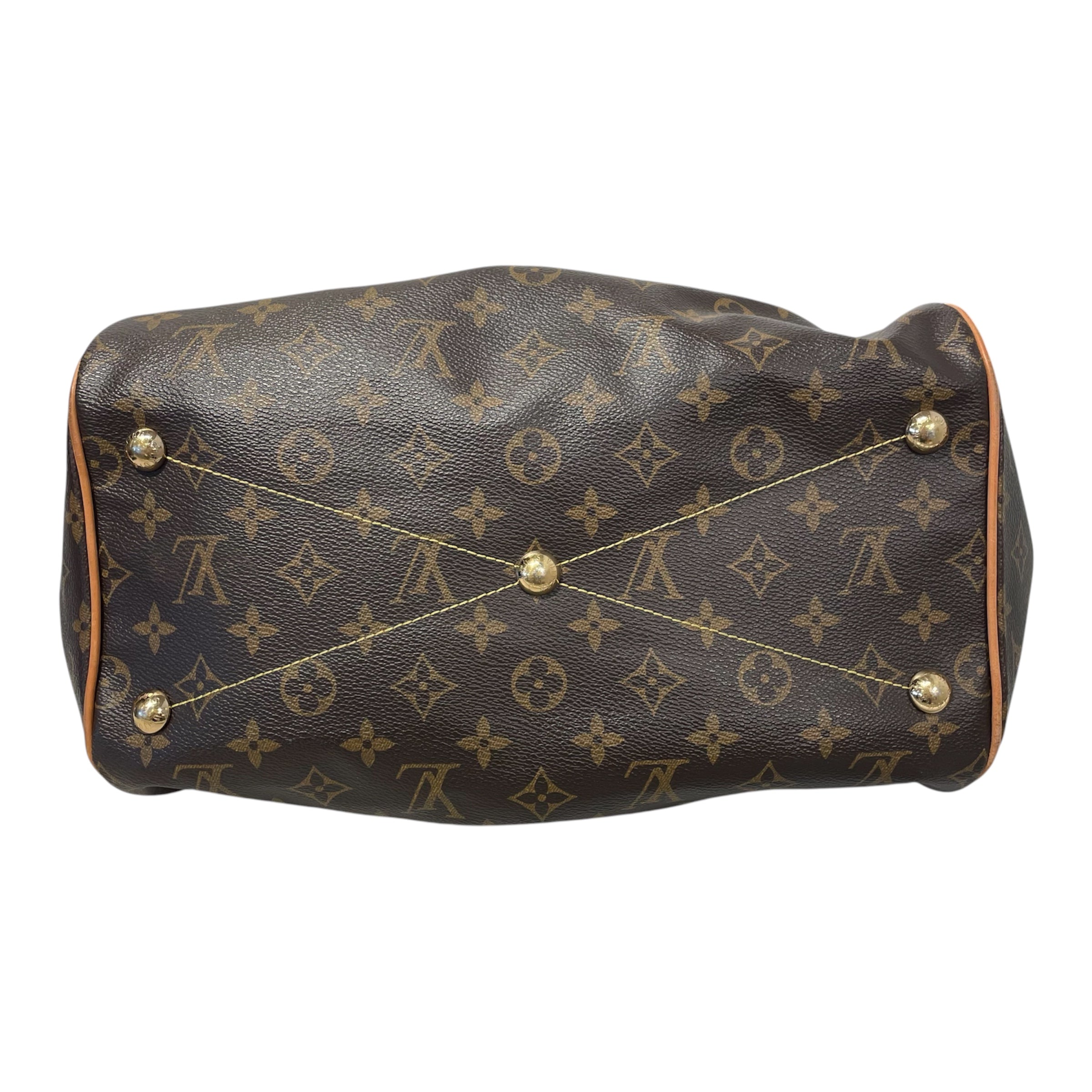 LOUIS VUITTON/Bag/Monogram/Leather/BRW/Tivoli GM mono view 3