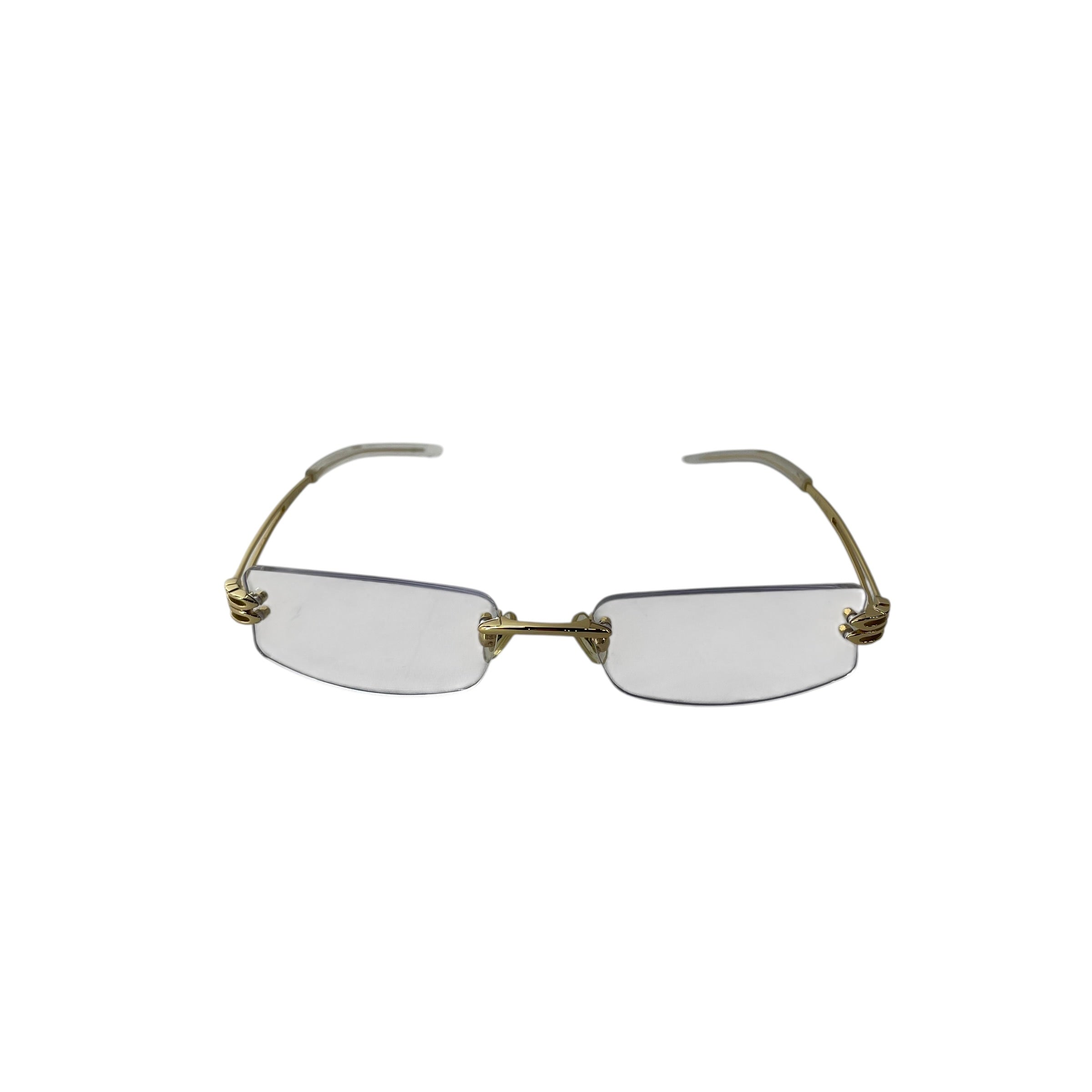 GENTLE MONSTER/Glasses/Wood/GLD/Rimless/L's/CLEAR/ B.B.B. view 1