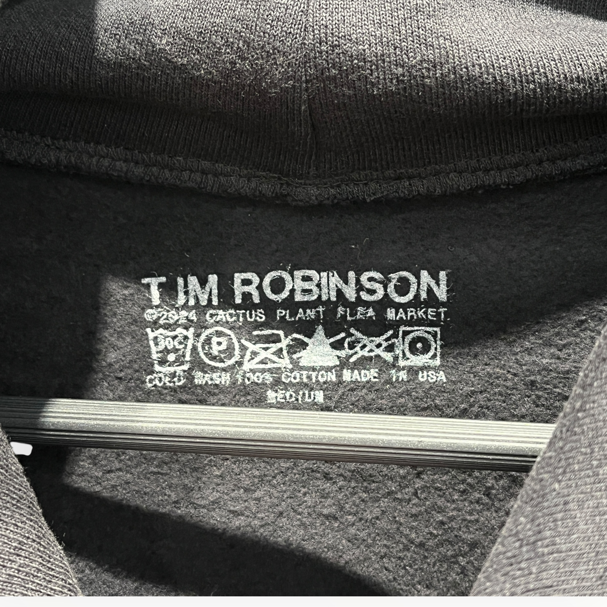 CACTUS PLANT FLEA MARKET/Hoodie/M/Graphic/Cotton/BLK/#2 time robinson ITYSL view 3