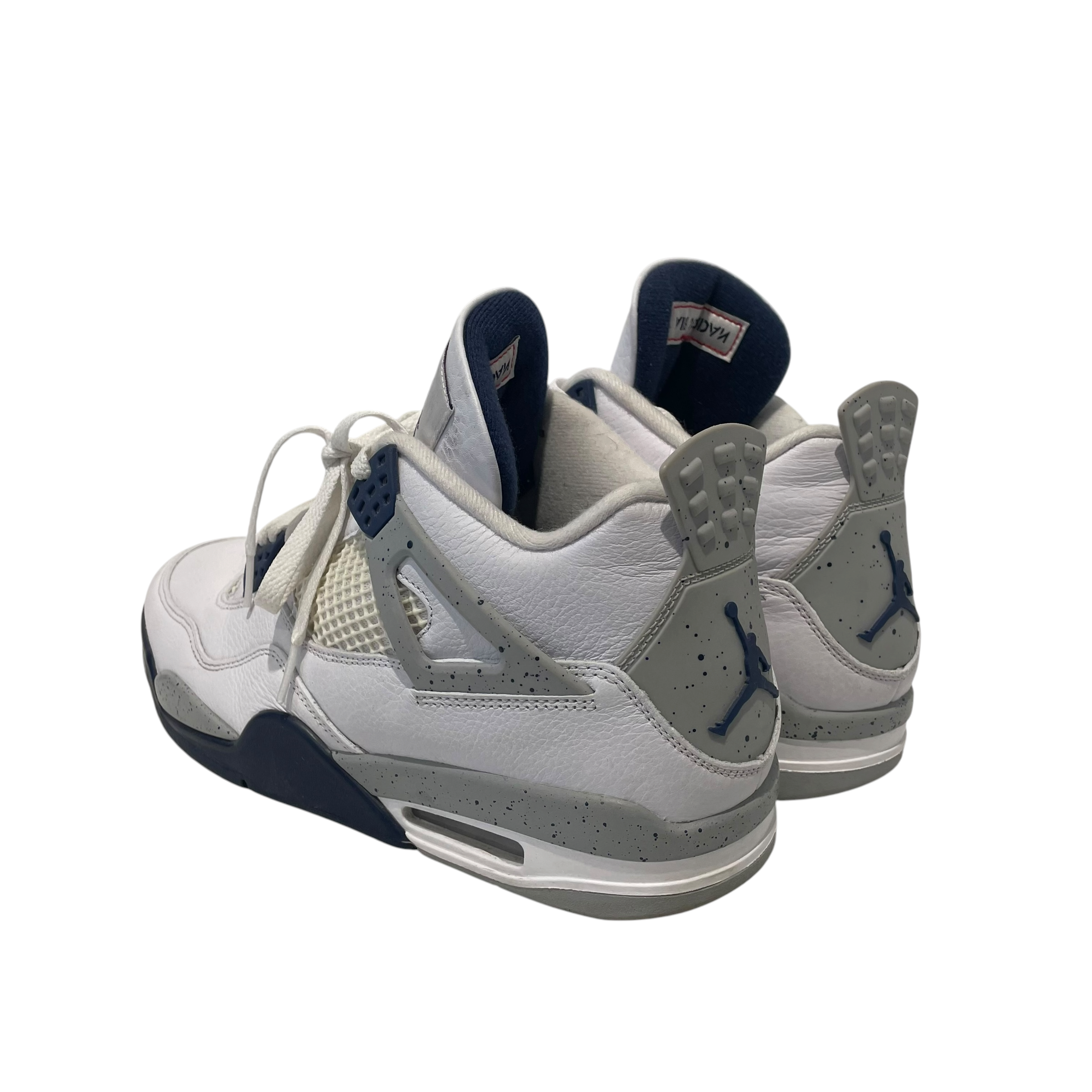 JORDAN BRAND/Low-Sneakers/US 11/Leather/WHT/jordan 4 retro midnight navy view 2