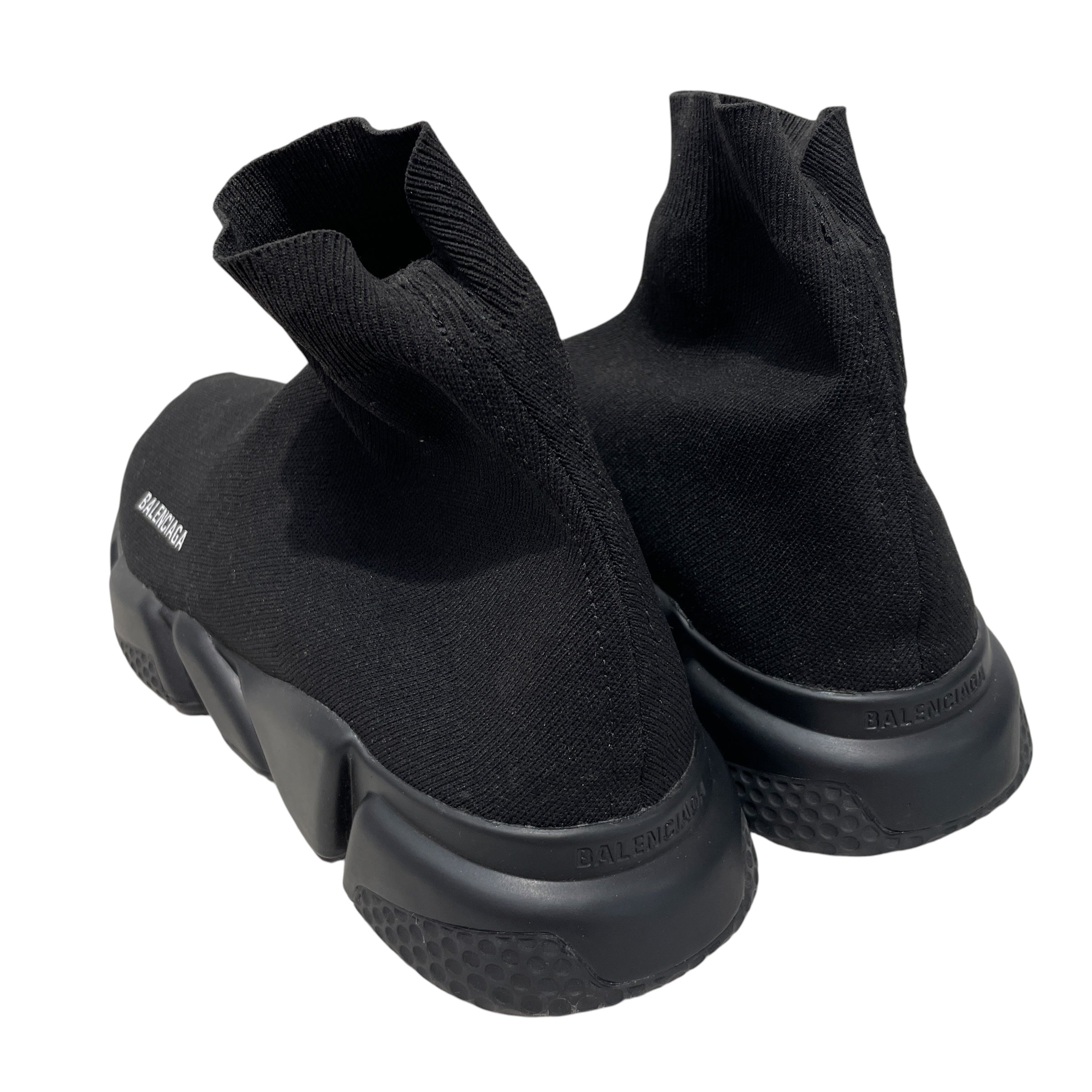 BALENCIAGA/Hi-Sneakers/US 11/Cotton/BLK/speed trainer view 2