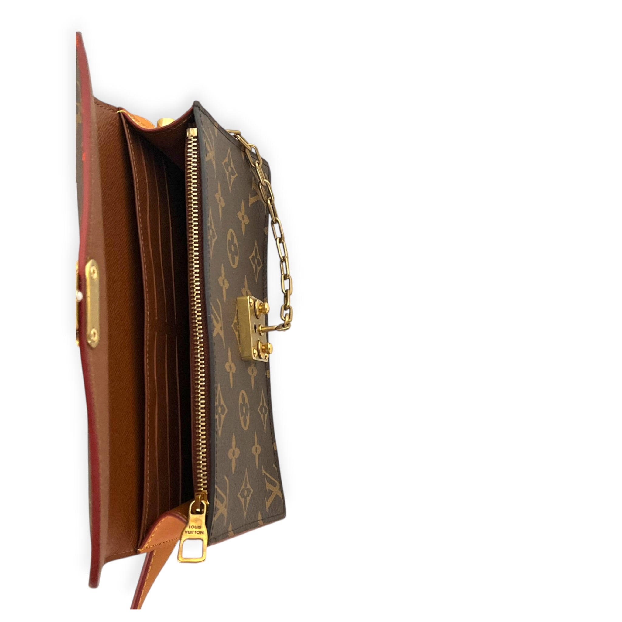 LOUIS VUITTON/Bag/Monogram/Cotton/BRW/LOCK BELT BAG view 6