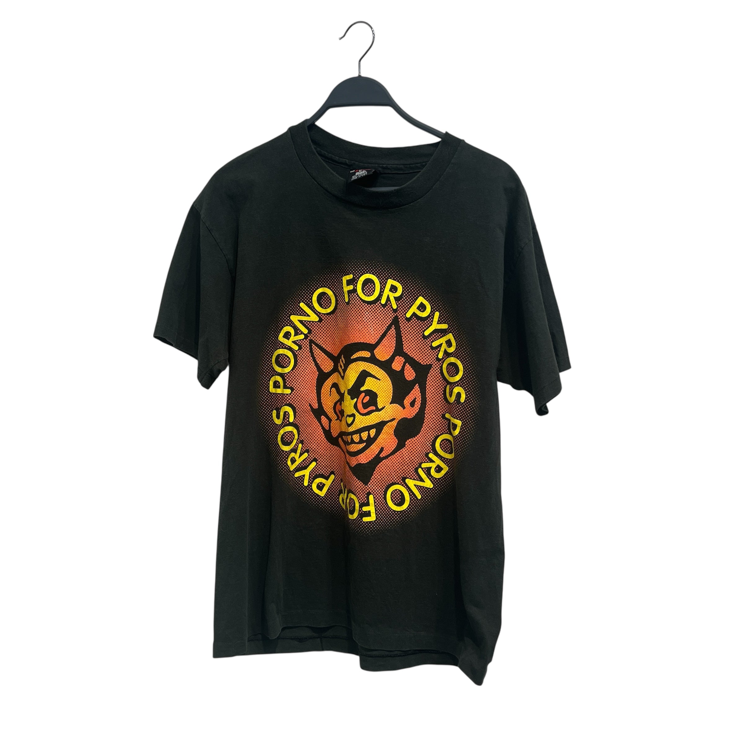 Vintage/T-Shirt/XL/Cotton/BLK/Graphic/Porn For Pyros view 1