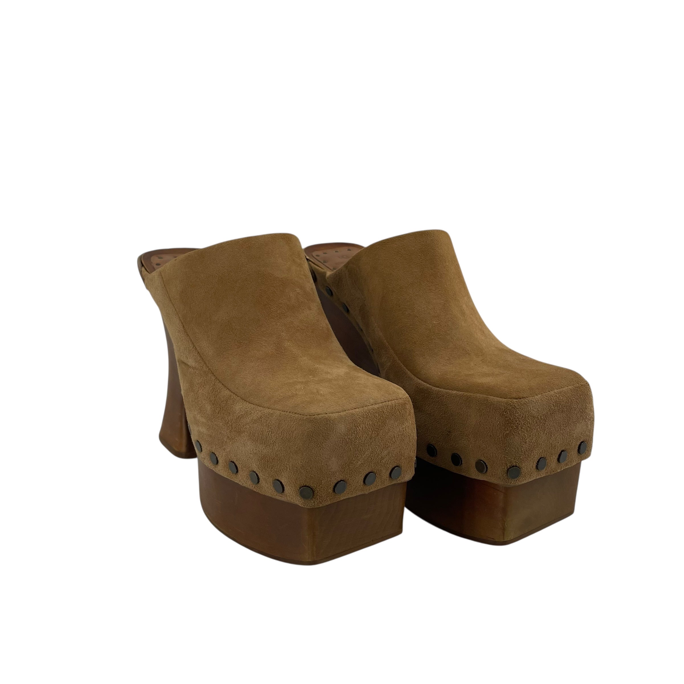 ECKHAUS LATTA/UGG australia/Heels/US 8/Suede/CML/CLOG view 1