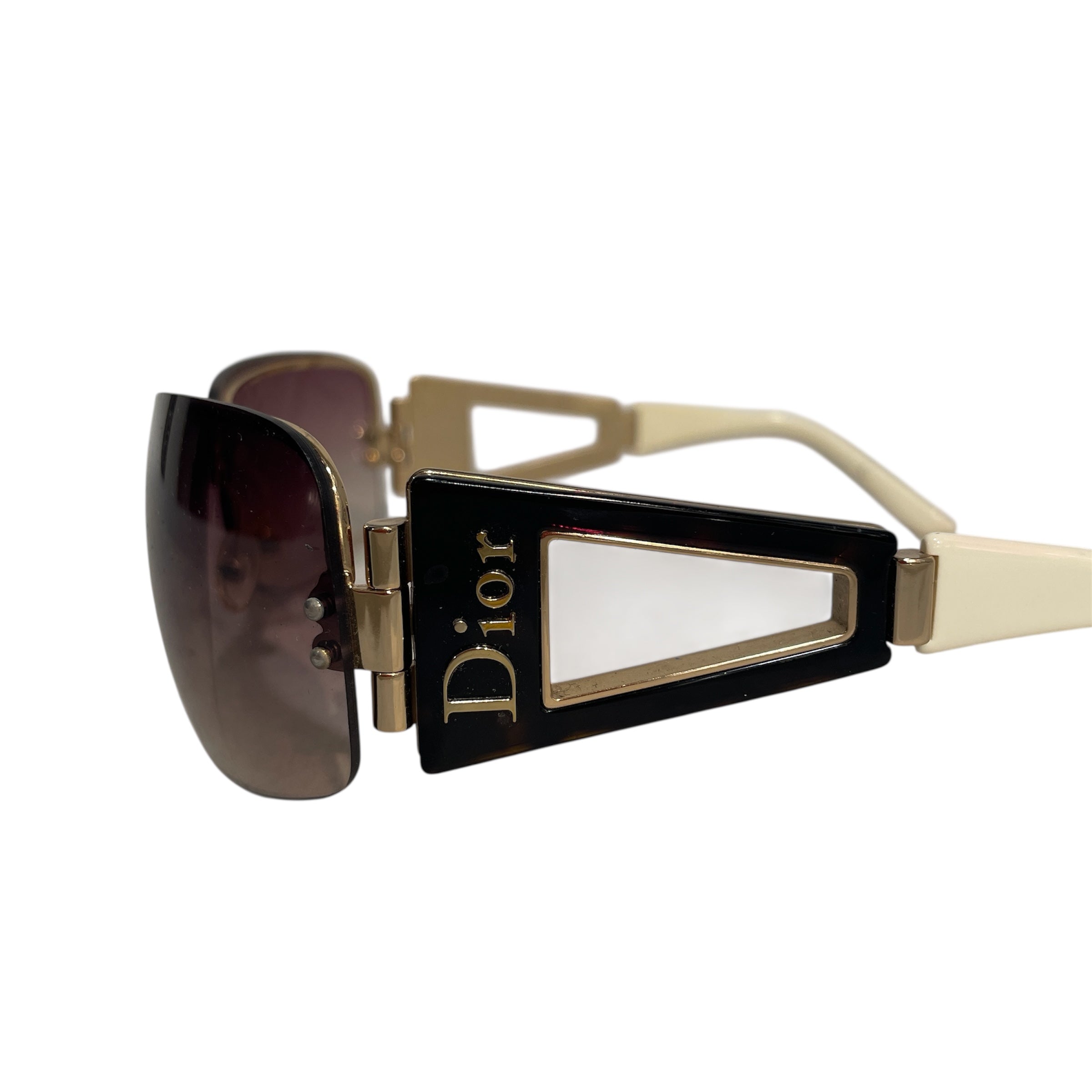 Christian Dior/Sunglasses/Celluloid/WHT/ view 3