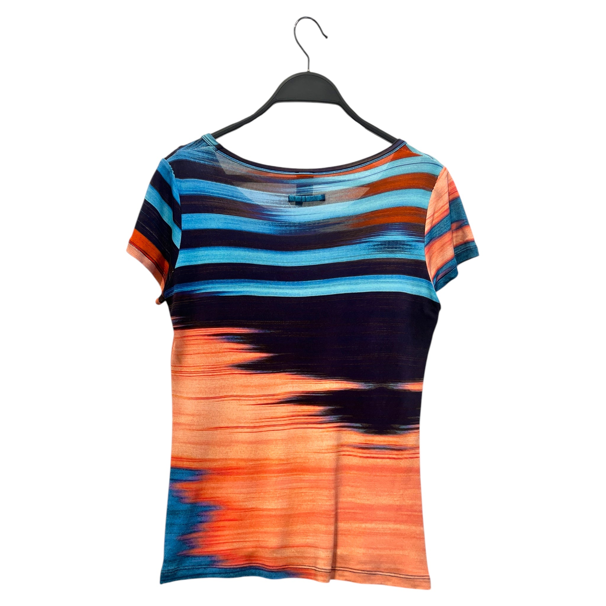 Jean Paul Gaultier/T-Shirt/M/Stripe/Cotton/MLT/multi stripe tee soleil view 2