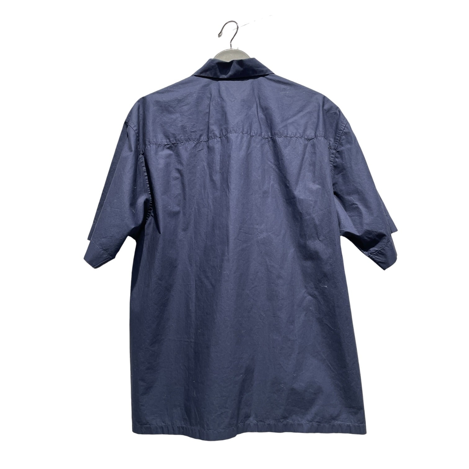 MARNI/SS Shirt/48/Cotton/NVY/POCKET RED LOGO view 2