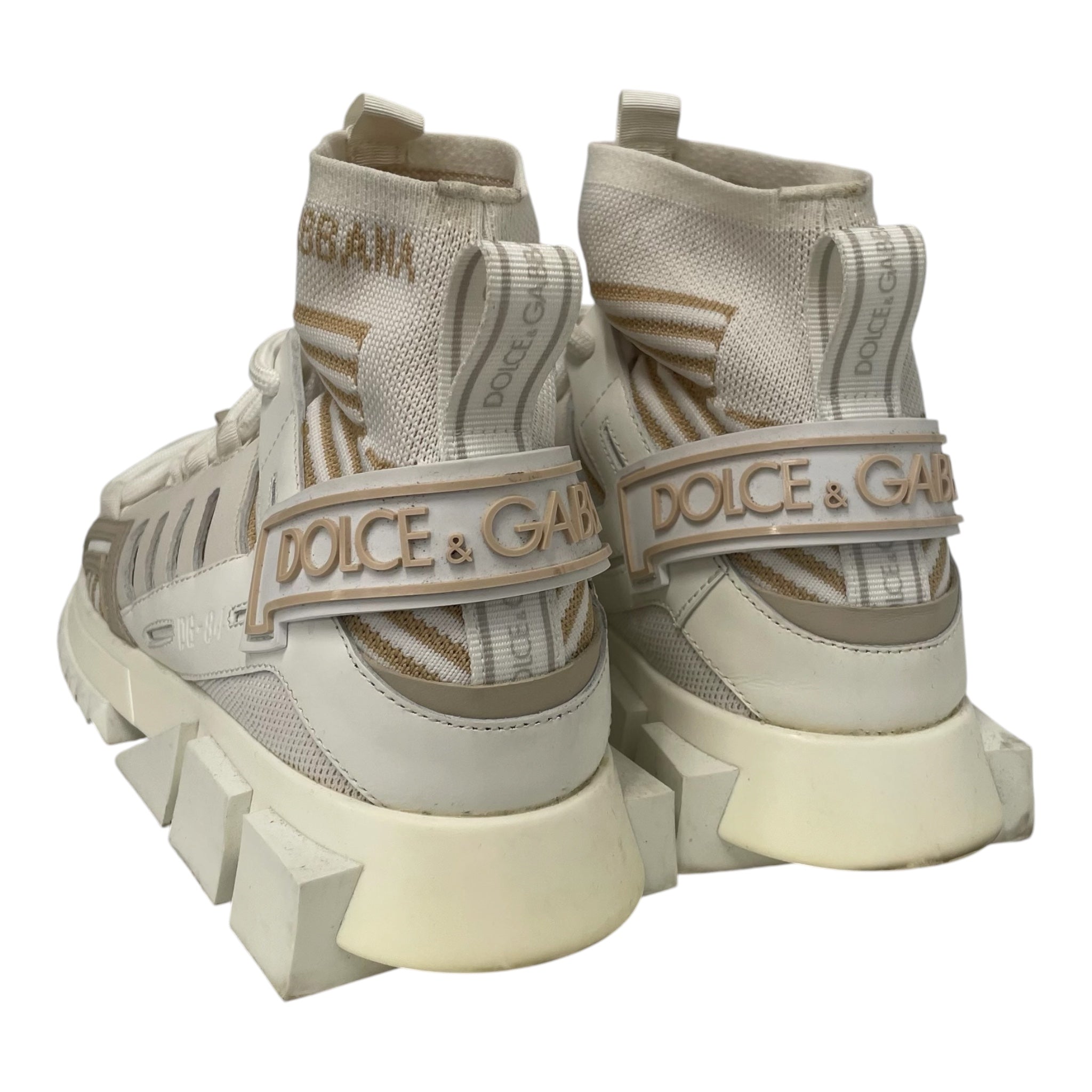 DOLCE&GABBANA/Hi-Sneakers/US 7/Border/WHT/ view 3
