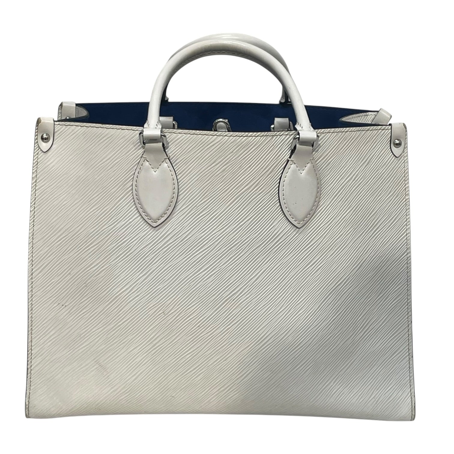 LOUIS VUITTON/Tote Bag/Leather/WHT/OnTheGo MM view 2