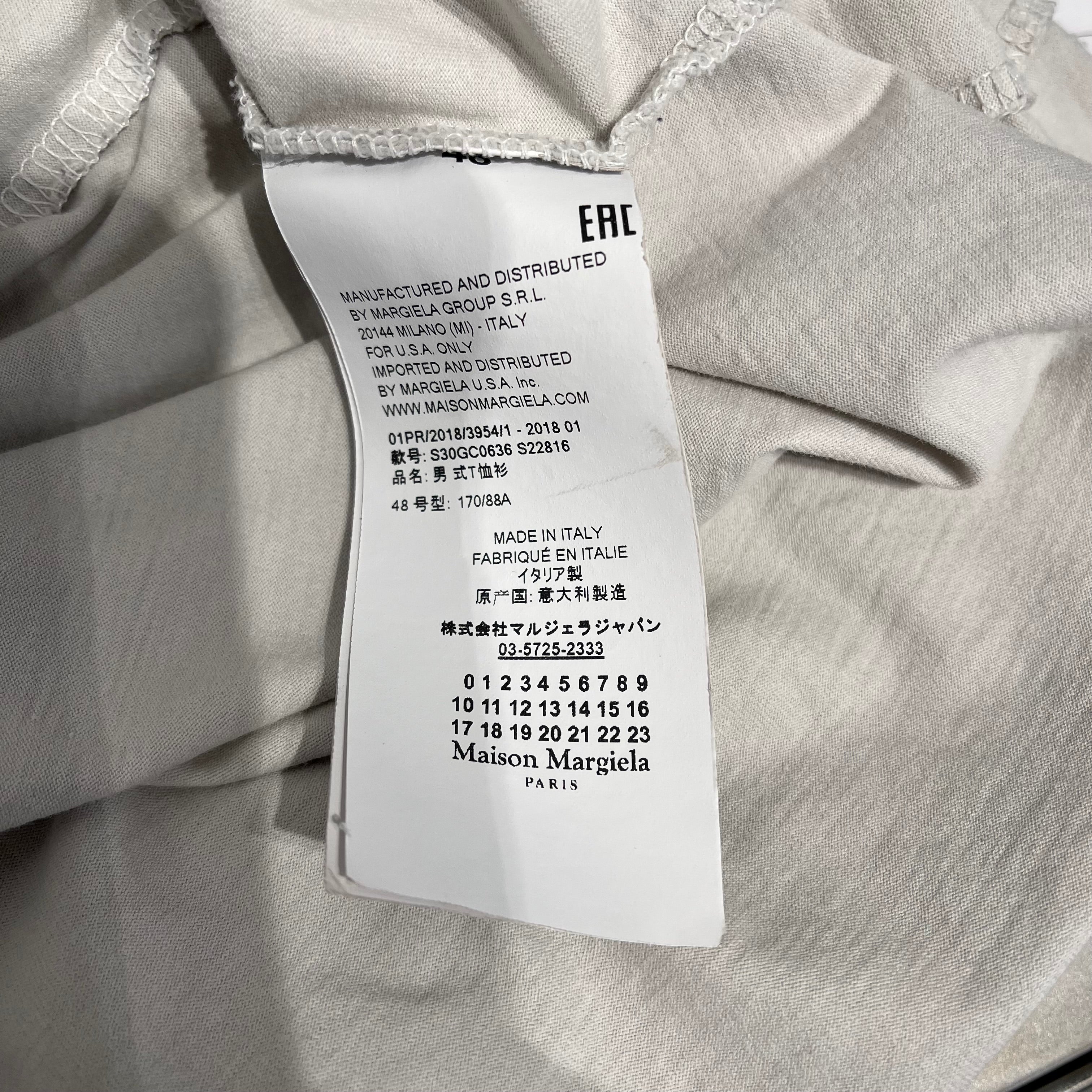 Maison Margiela/T-Shirt/48/Cotton/WHT/MARGELA ATELIER POCKET SHIRT view 4