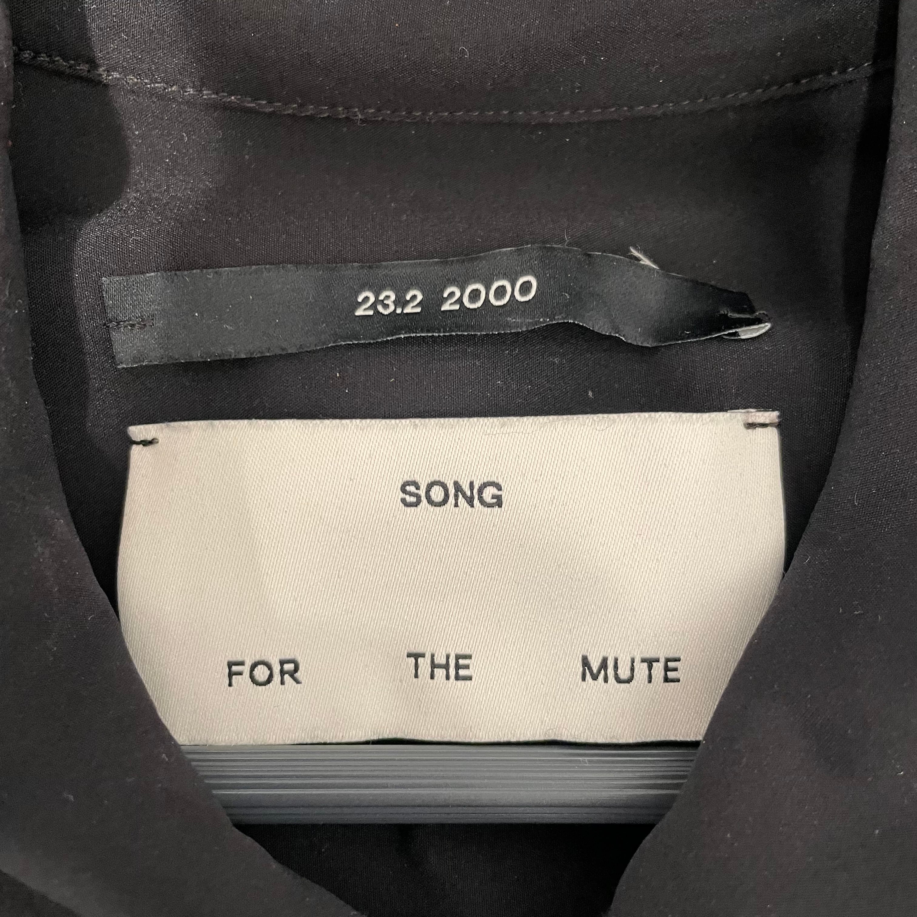 SONG FOR THE MUTE/Cut & Sew/M/Polyester/BLK/N.1999-2000BACK view 3