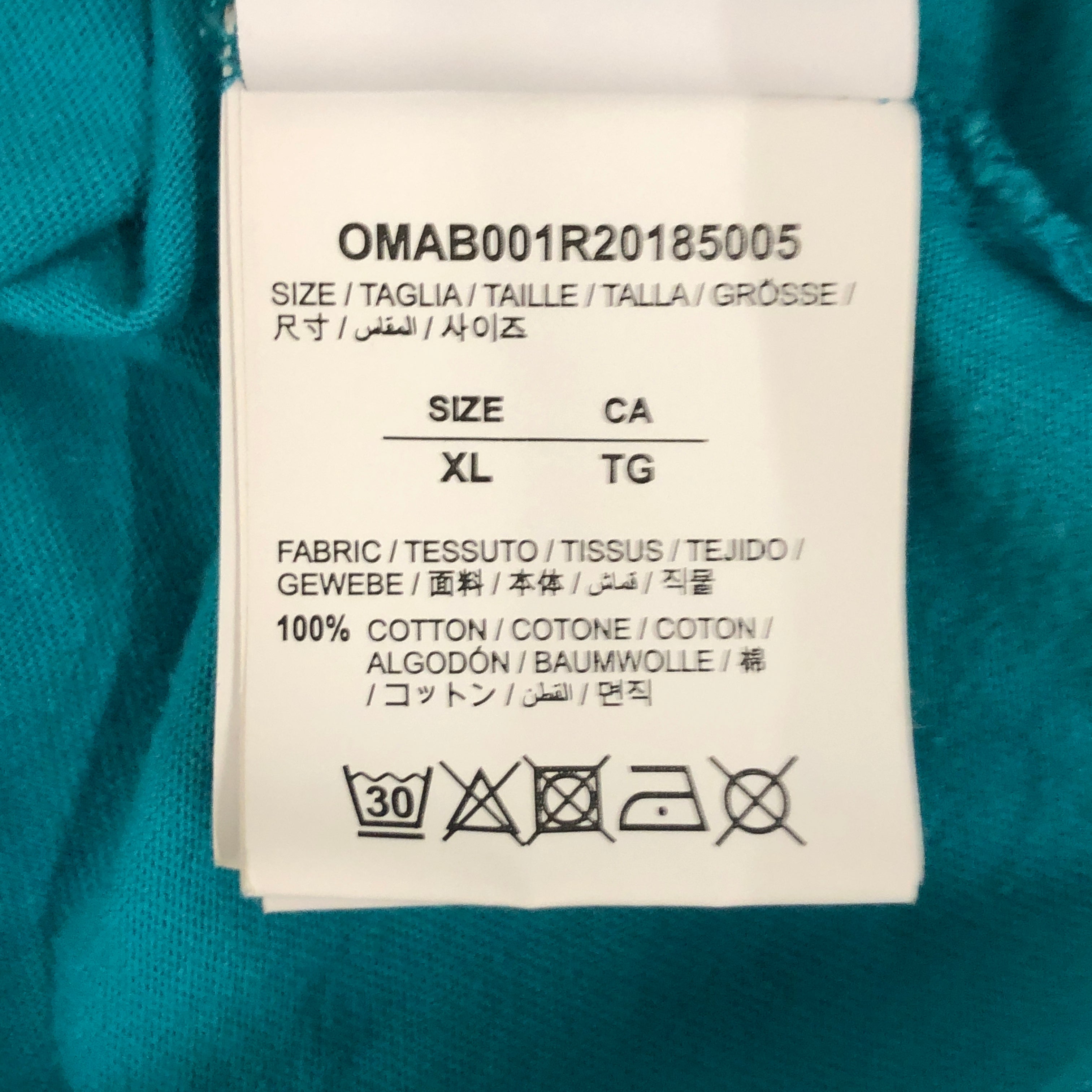 OFF-WHITE/LS T-Shirt/XL/Cotton/BLU/ view 7