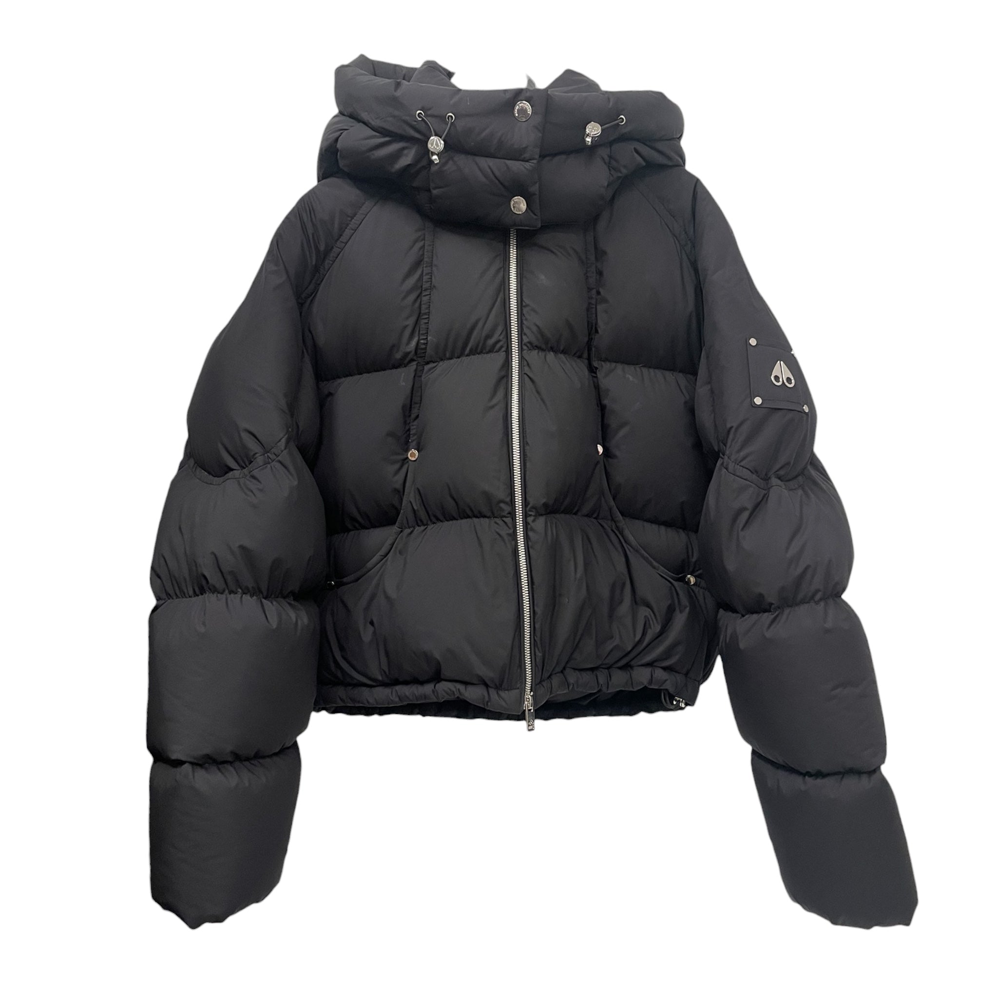 MOOSE KNUCKLES/Coat/M/Nylon/BLK/ view 1