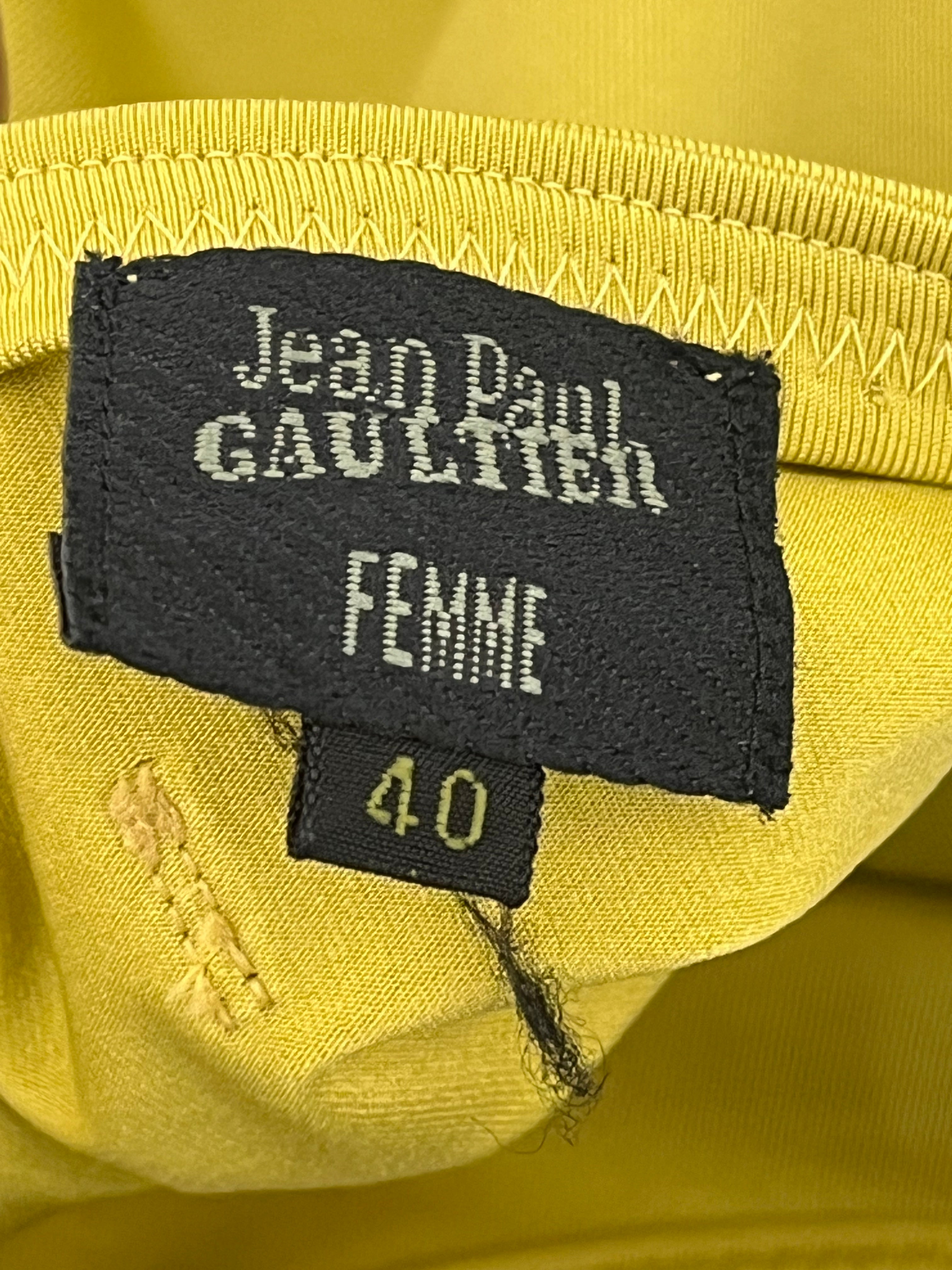 Jean Paul Gaultier/Cardigan/40/GRN/Layered/tank top underneath view 6
