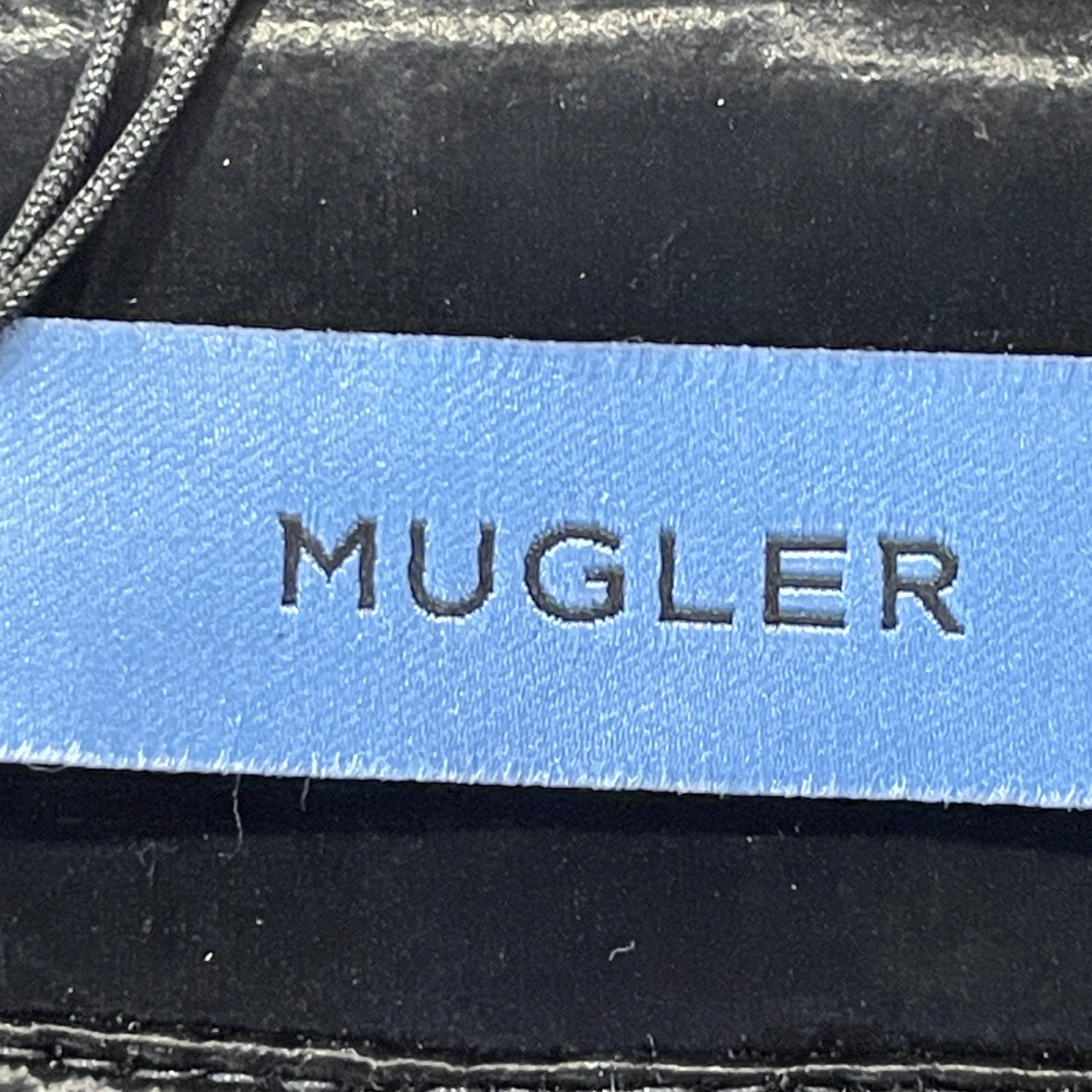 MUGLER/Skirt/36/Polyester/BLK/MINI SKIRT view 3