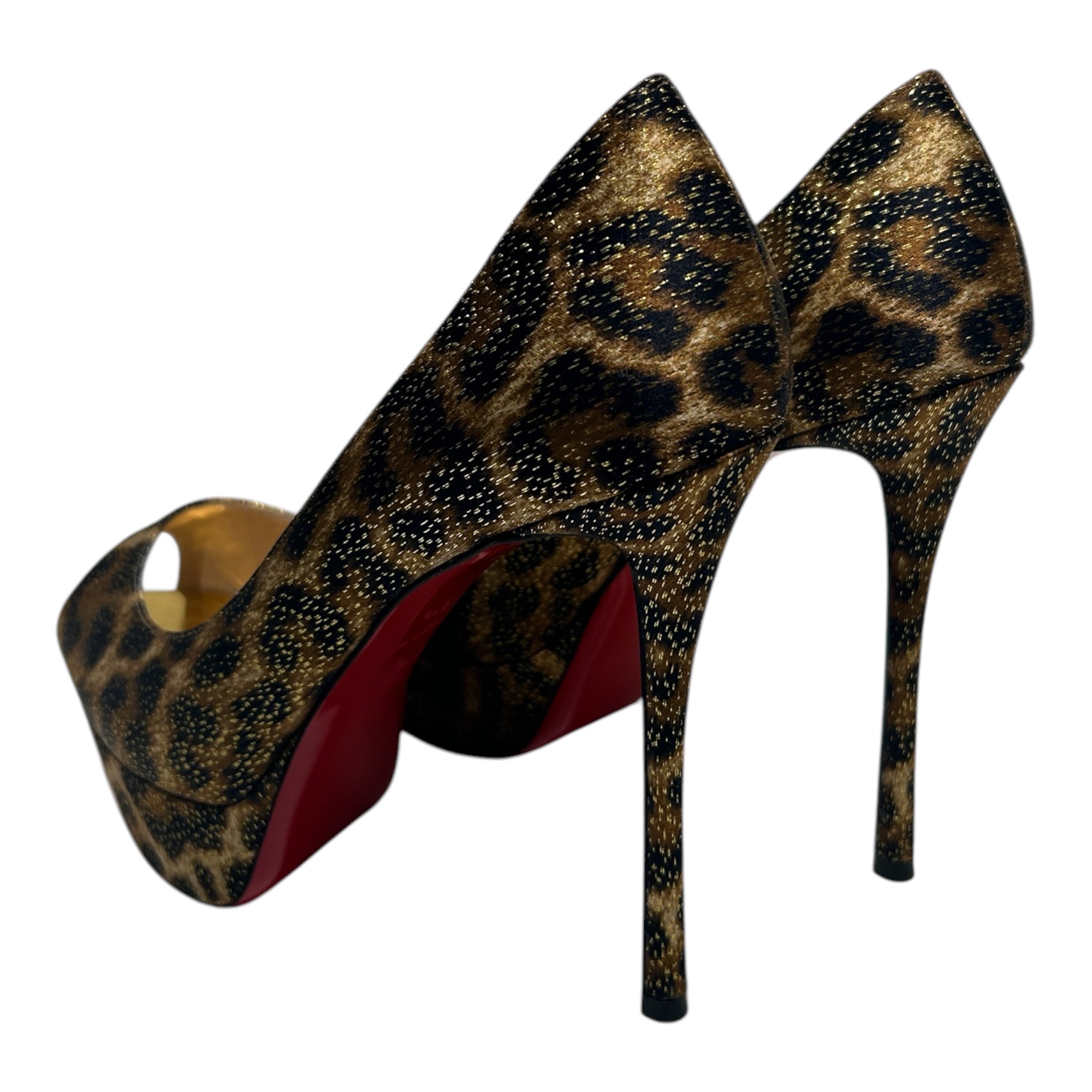 Christian Louboutin/Heels/US 6.5/Leopard/CML/PEEP TOE PLATFORM view 2