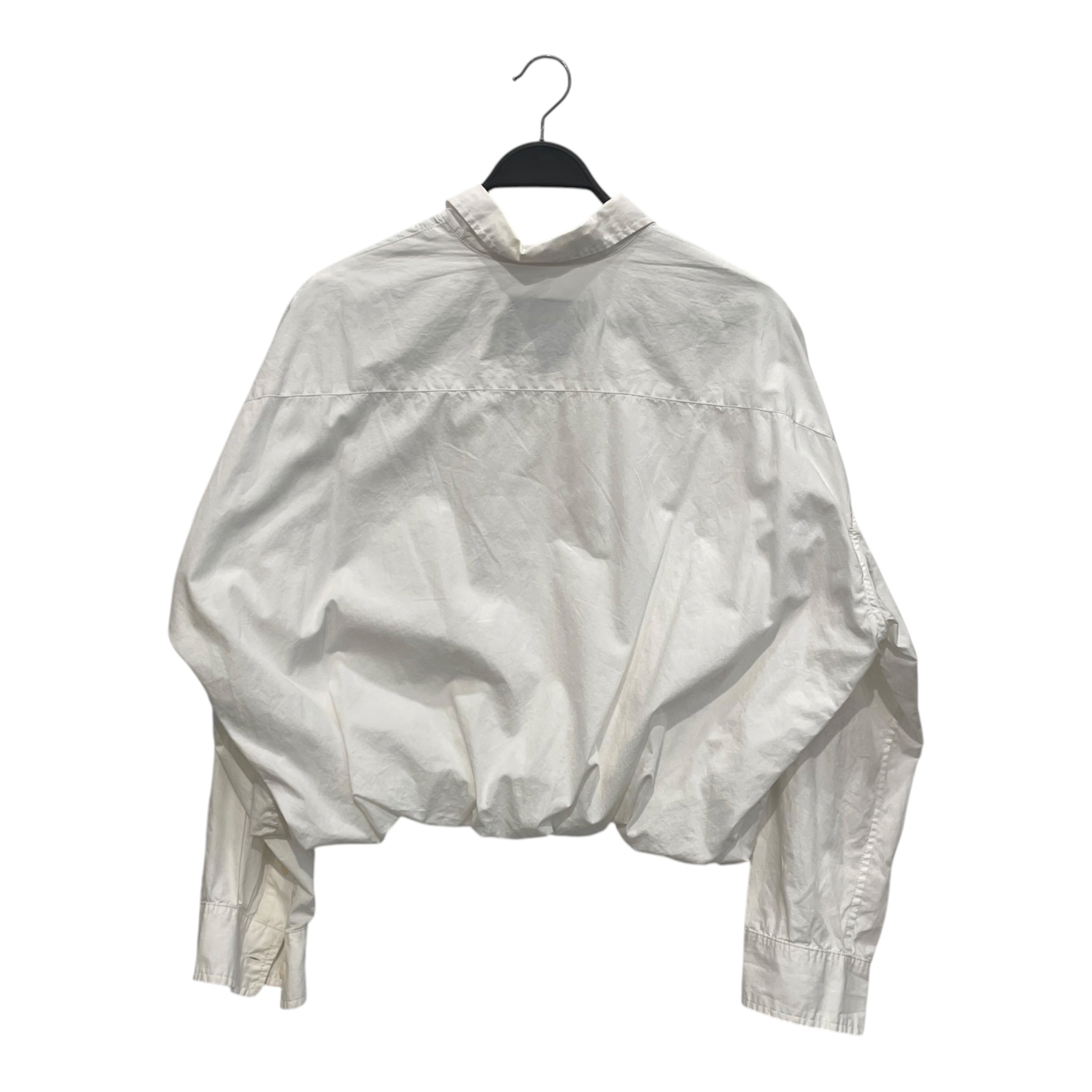 R13/LS Blouse/XS/Cotton/WHT/ELASTIC WAIST/CROPPED view 2