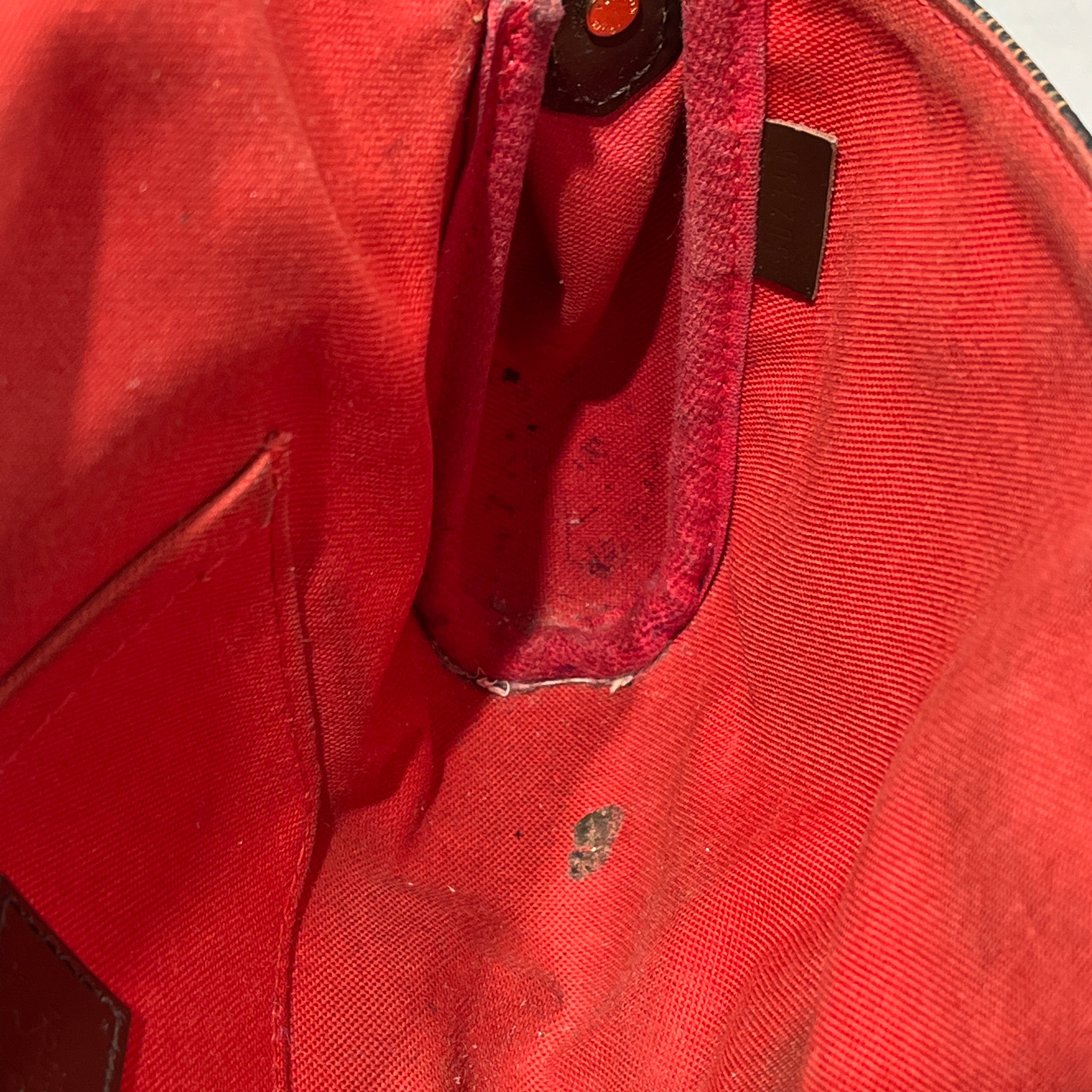 LOUIS VUITTON/Cross Body Bag/All Over Print/Leather/BRW/DAMIER EBENE FAVORITE MM view 6