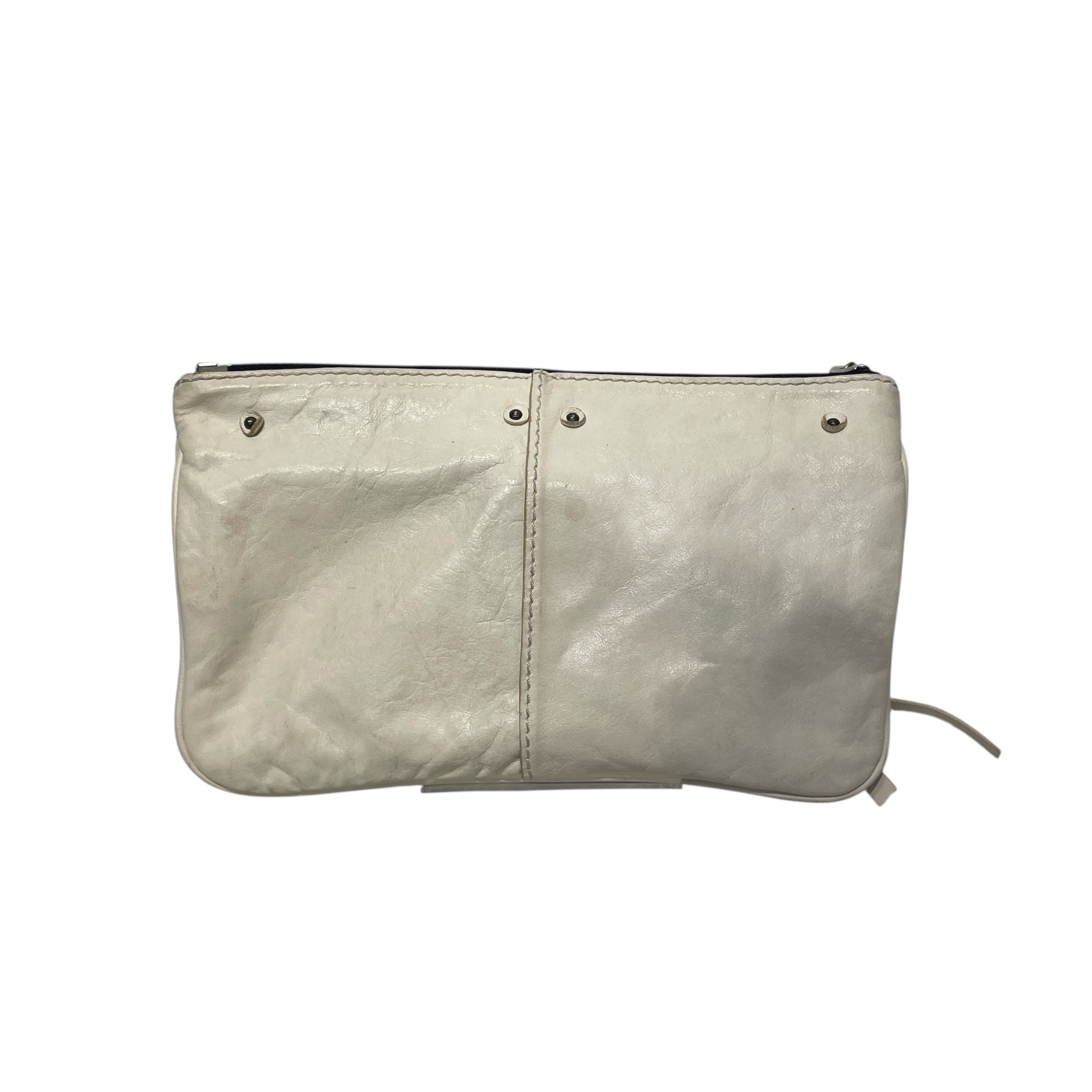 Chloe/Clutch Bag/Leather/WHT/LEATHER CLUTCH view 2