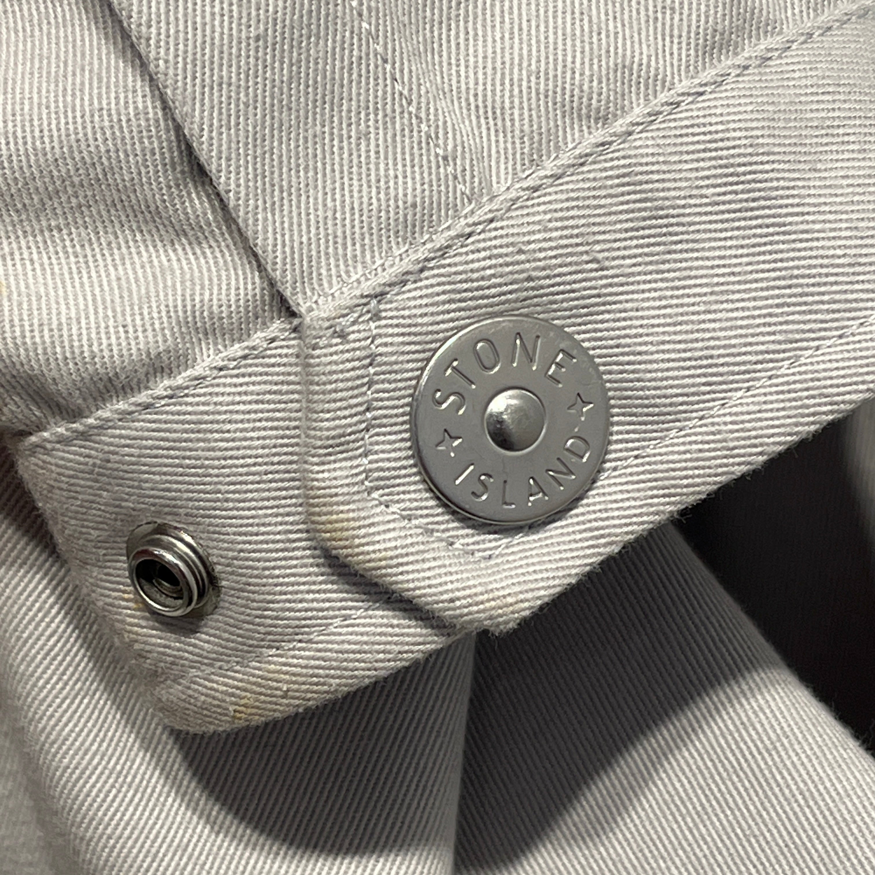 STONE ISLAND/Jacket/L/Cotton/BEG/R-GABARDINE OVERSHIRT DOVE GRY view 10