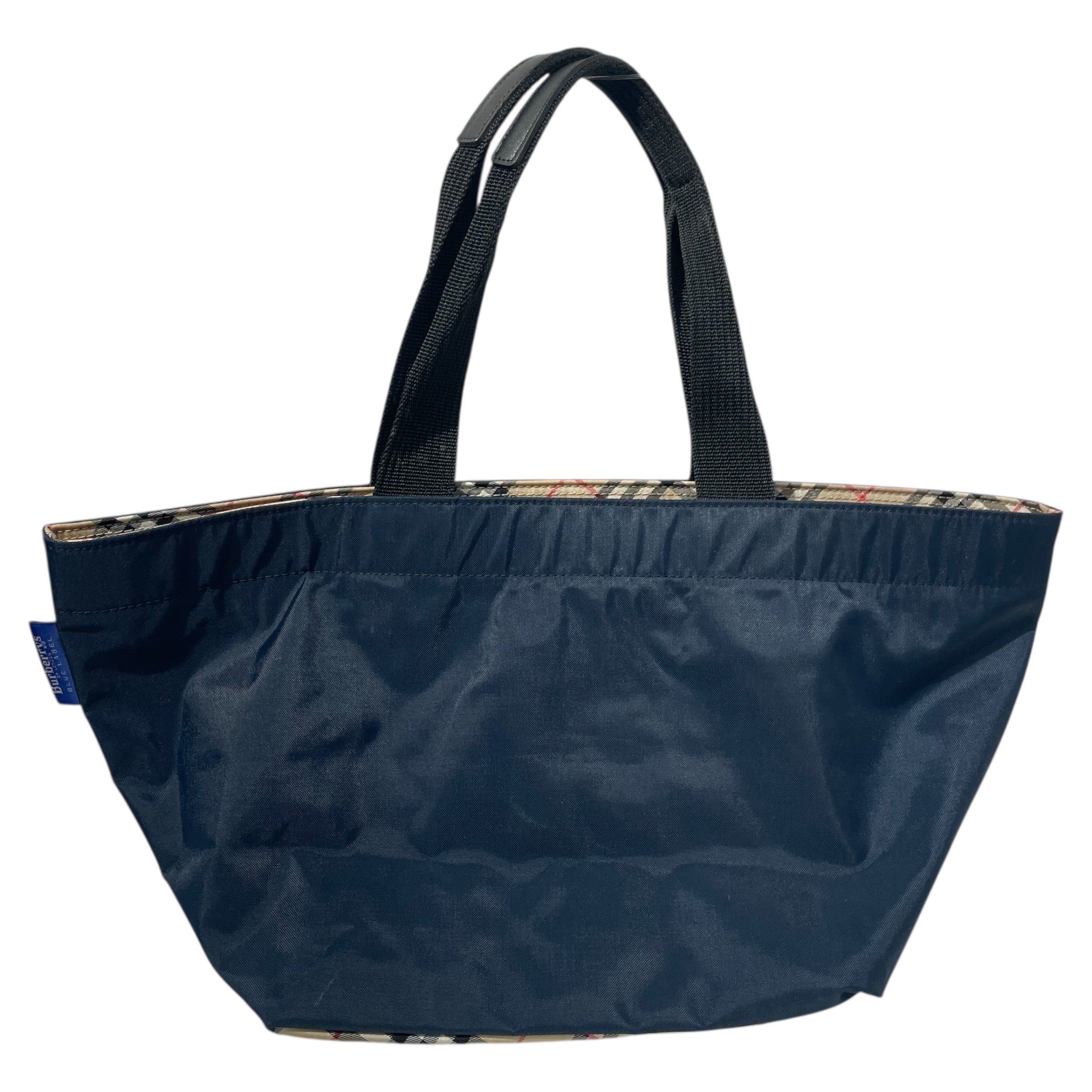 BURBERRY LONDON/Hand Bag/Nylon/NVY/ view 2