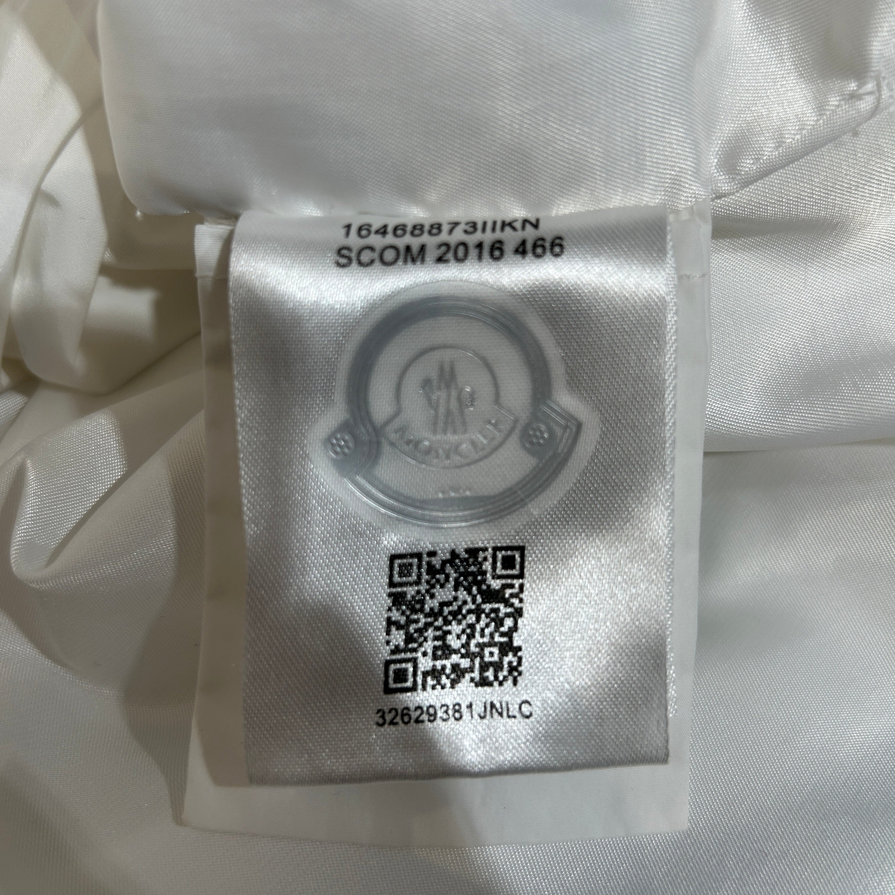 MONCLER/Windbreaker/Nylon/WHT/SILVER HARDWARE view 4