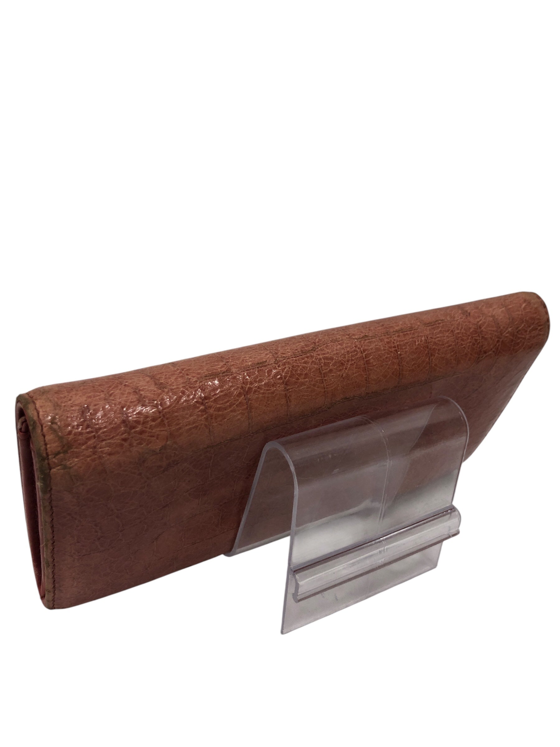 MIU MIU/Long Wallet/Leather/PNK/L's/Crocodile Print view 2