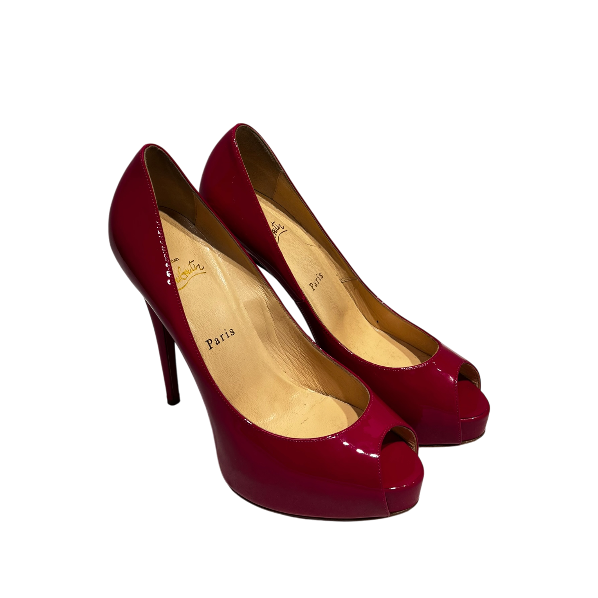 Christian Louboutin/Heels/EU 40.5/PNK/Open-Toe/ view 1