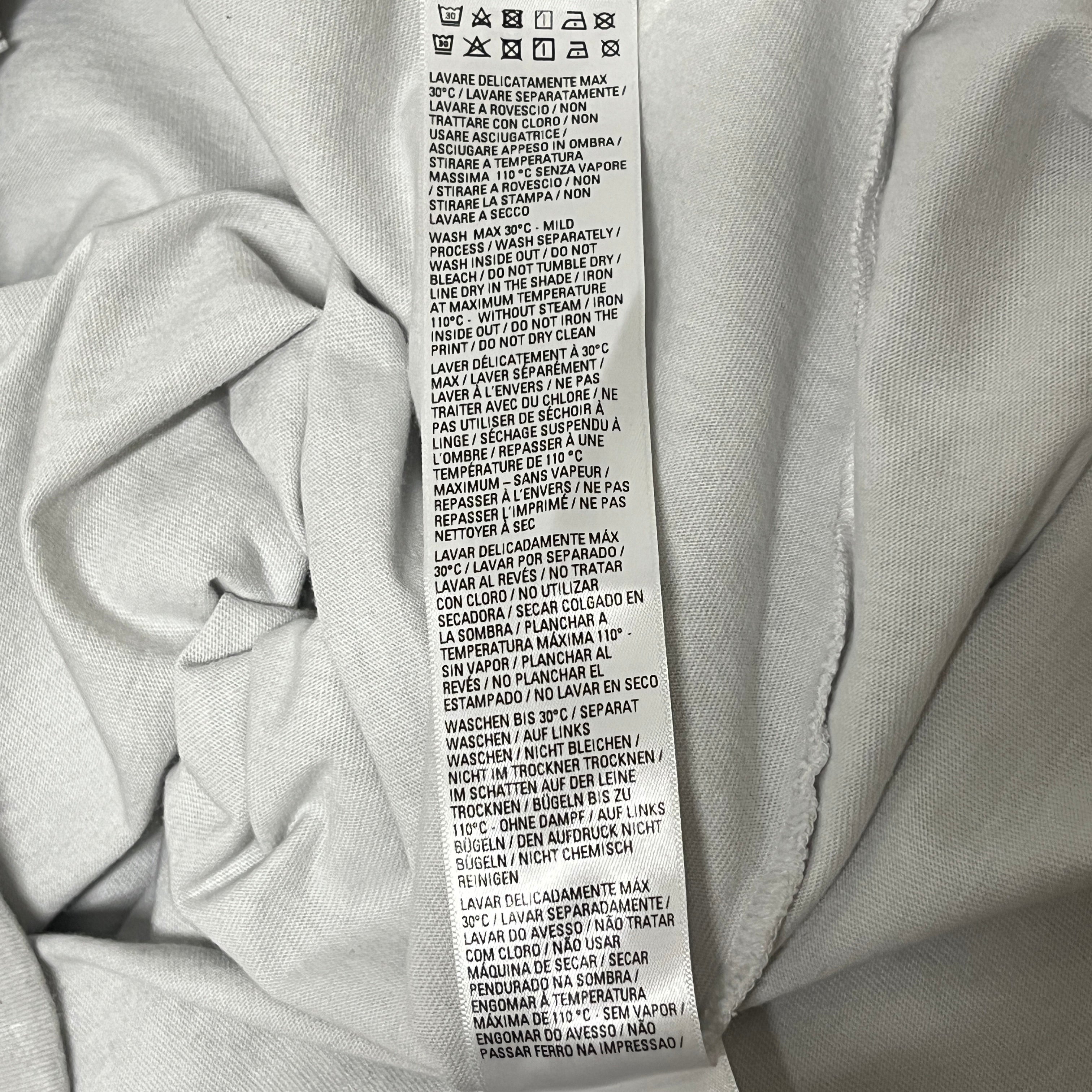 BALENCIAGA/T-Shirt/XL/Cotton/GRY/All Over Print/90% BALENCIAGA 10% MYSELF view 5