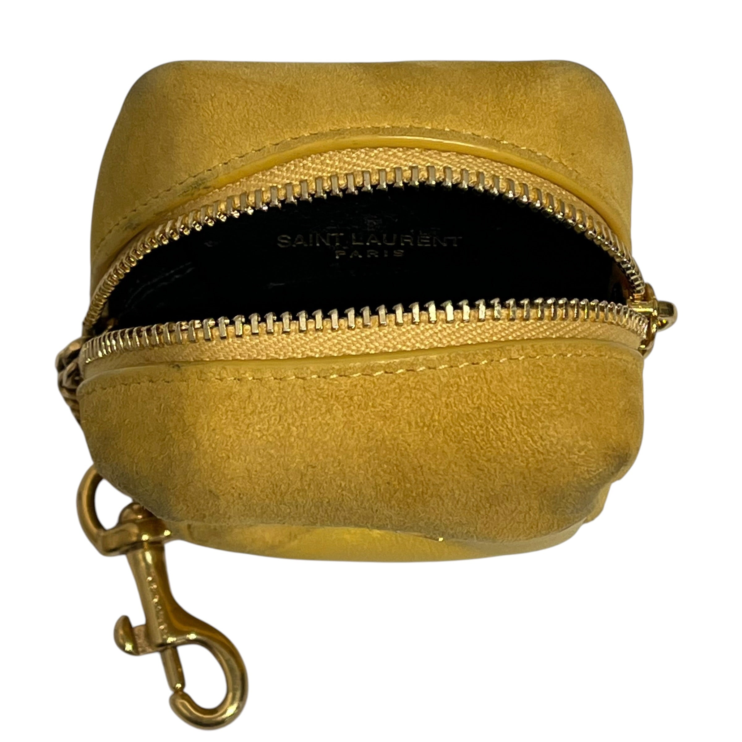 SAINT LAURENT/Coin Wallet/Leather/YEL/ view 4