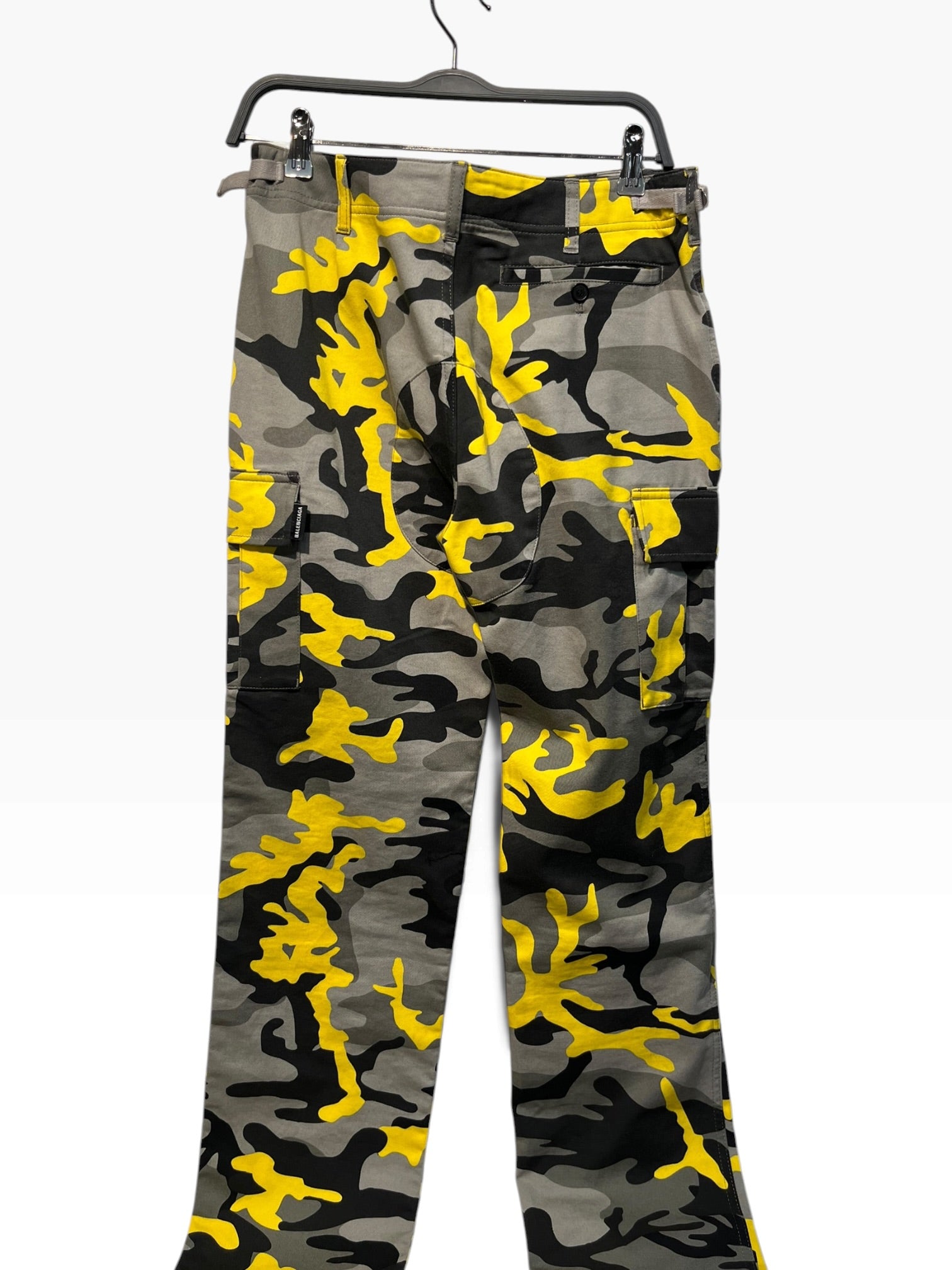 BALENCIAGA/Cargo Pants/46/Cotton/MLT/Camouflage/camo cargo view 2