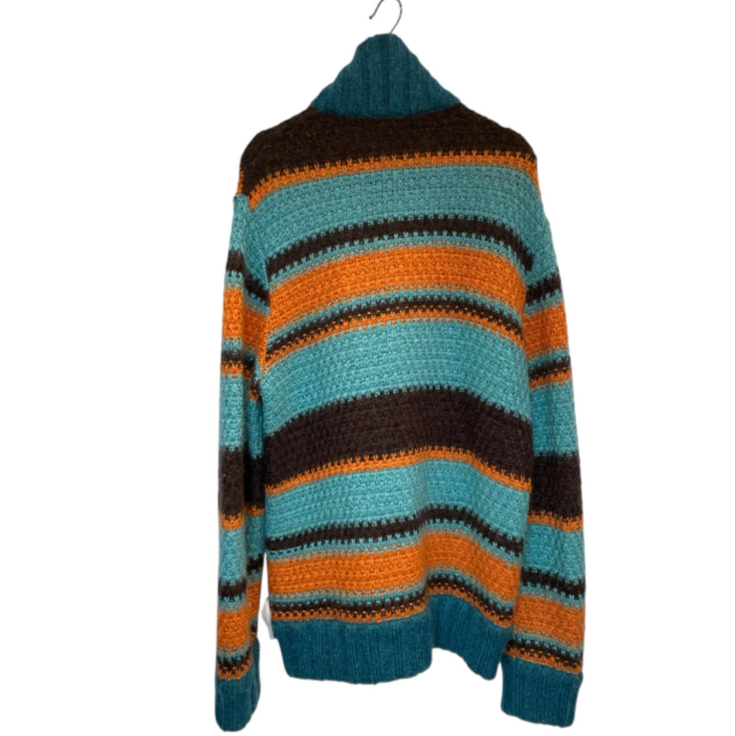 MISSONI/Sweater/XL/Stripe/Wool/MLT/org/blu/brwn view 2
