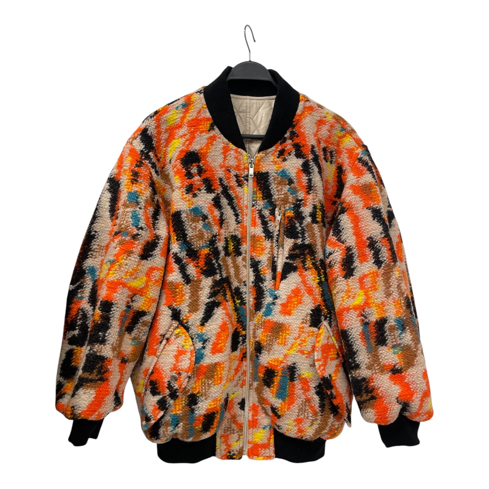 ISABEL MARANT/Jacket/XL/Wool/ORN/REVERSIBLE BOMBER JACKET view 1