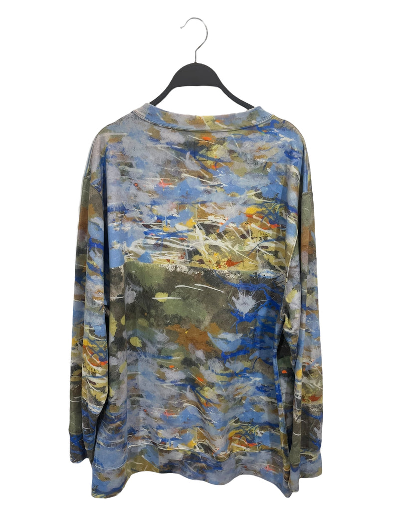 South2 West8(S2W8)/Sweater/M/All Over Print/Cotton/MLT/AOP CARDIGAN