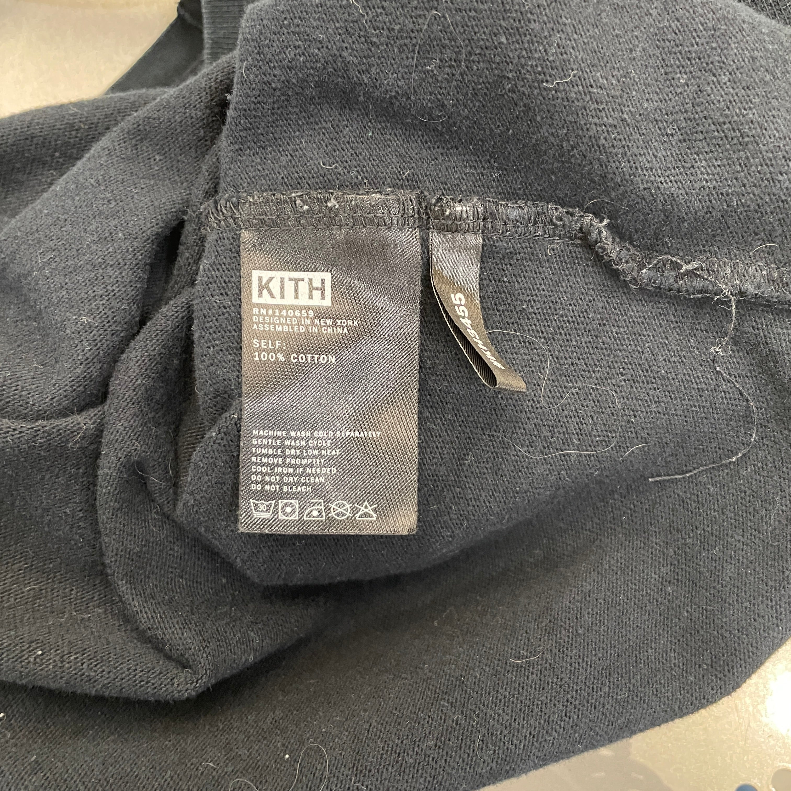 KITH/T-Shirt/M/Cotton/BLK/Graphic/Splintered Logo Tee view 4