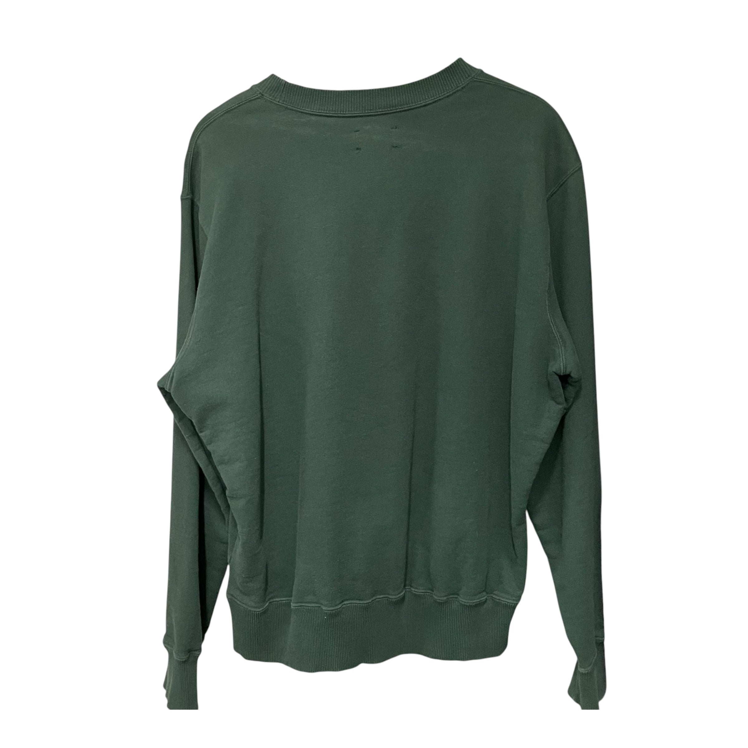 AIME LEON DORE/Sweater/L/Cotton/GRN/HOUNDSTOOTH LOGO view 2