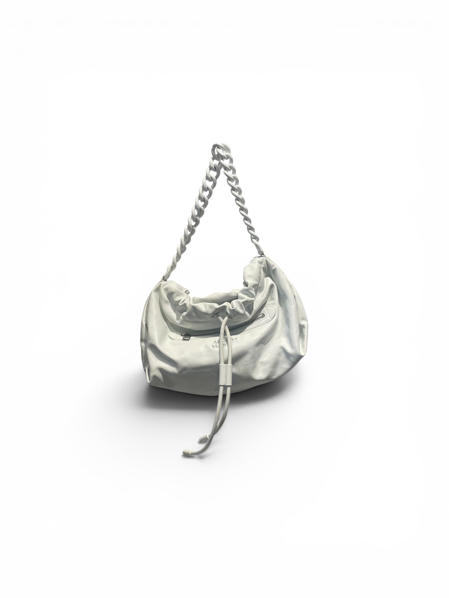 Alexander McQueen/Tote Bag/Leather/WHT/THE BALL view 1